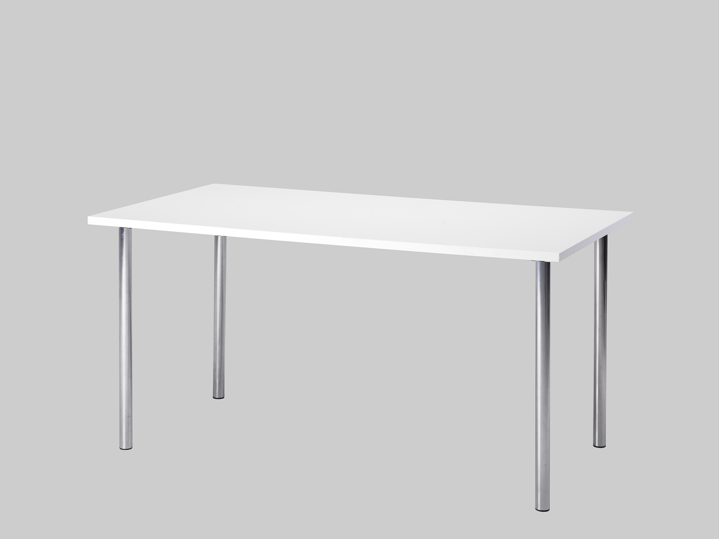 Sitztisch TWISTER 150×80 Weiss / Chrom mieten bei ADEXPO