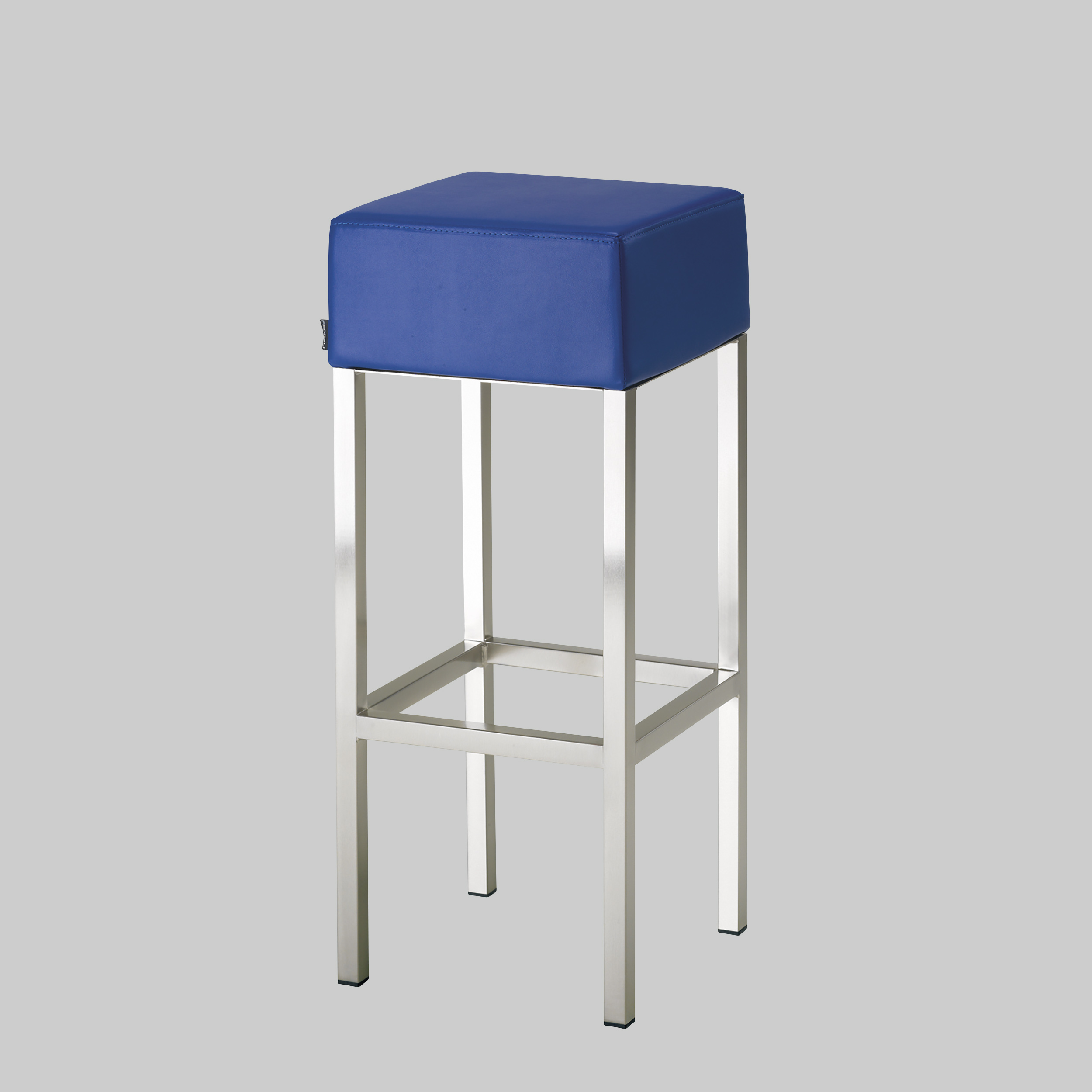 Barhocker VERO Blau / Edelstahl mieten bei ADEXPO