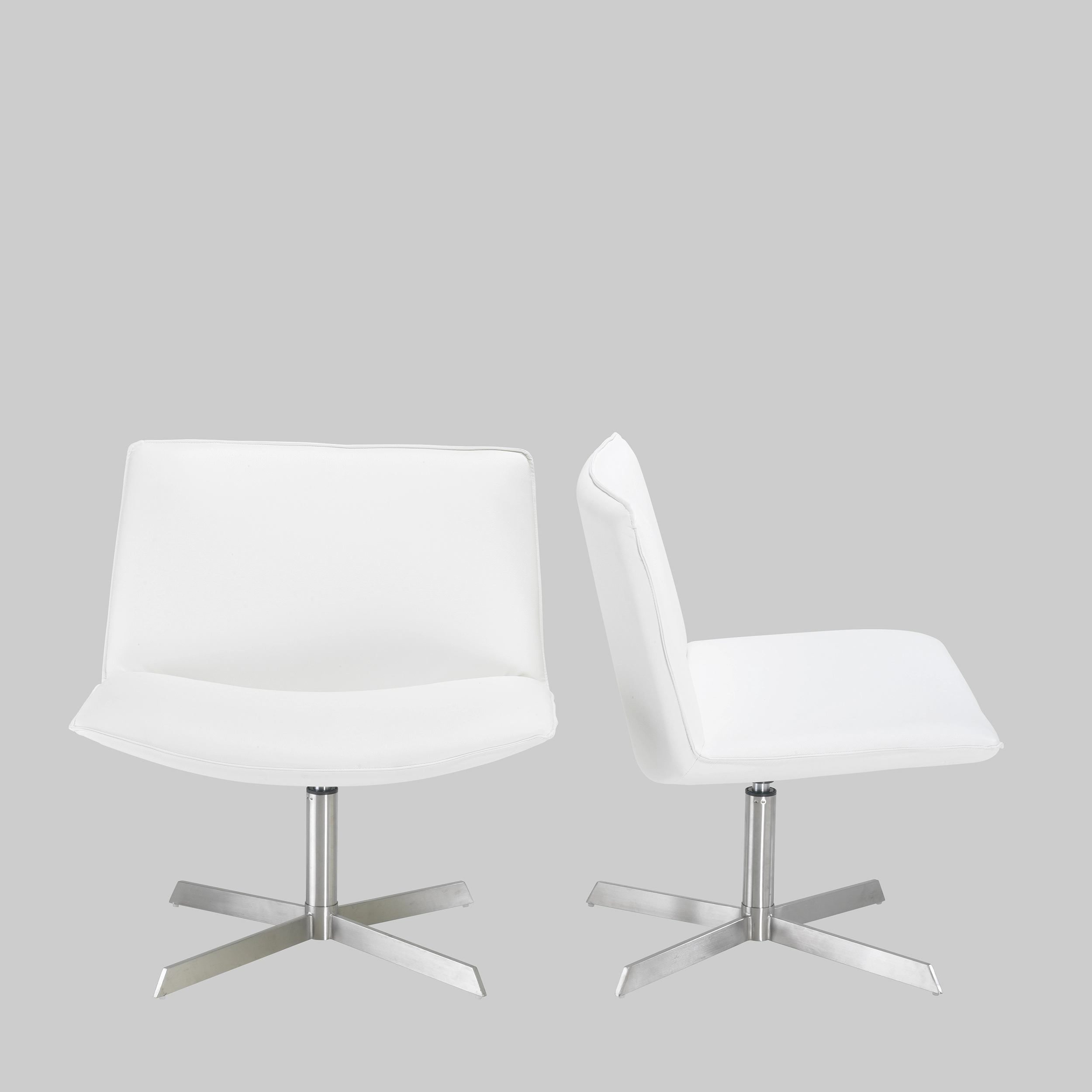 Sessel COMFORT Weiss / Chrom mieten bei ADEXPO