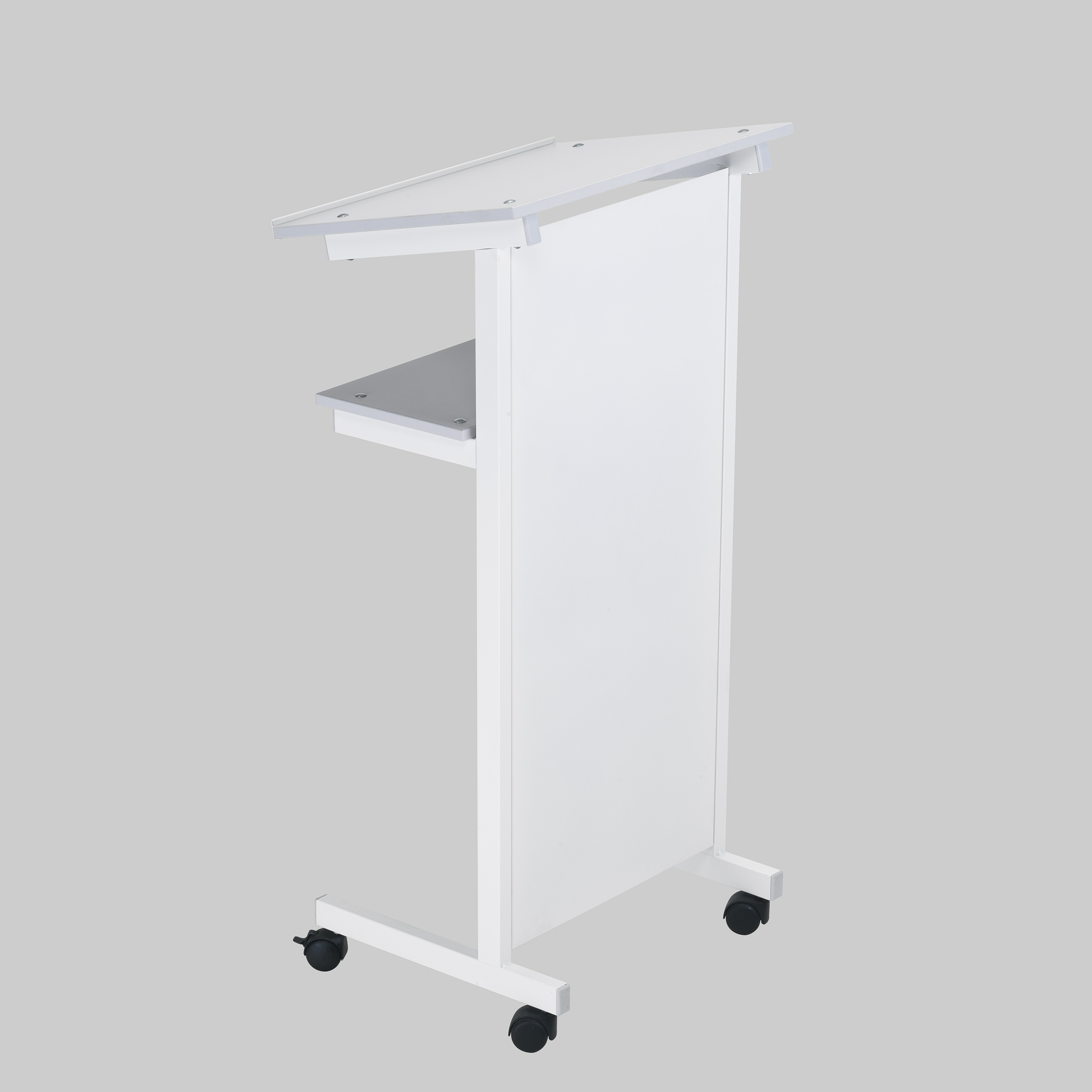 Rednerpult CLASSIC Weiss mieten bei ADEXPO