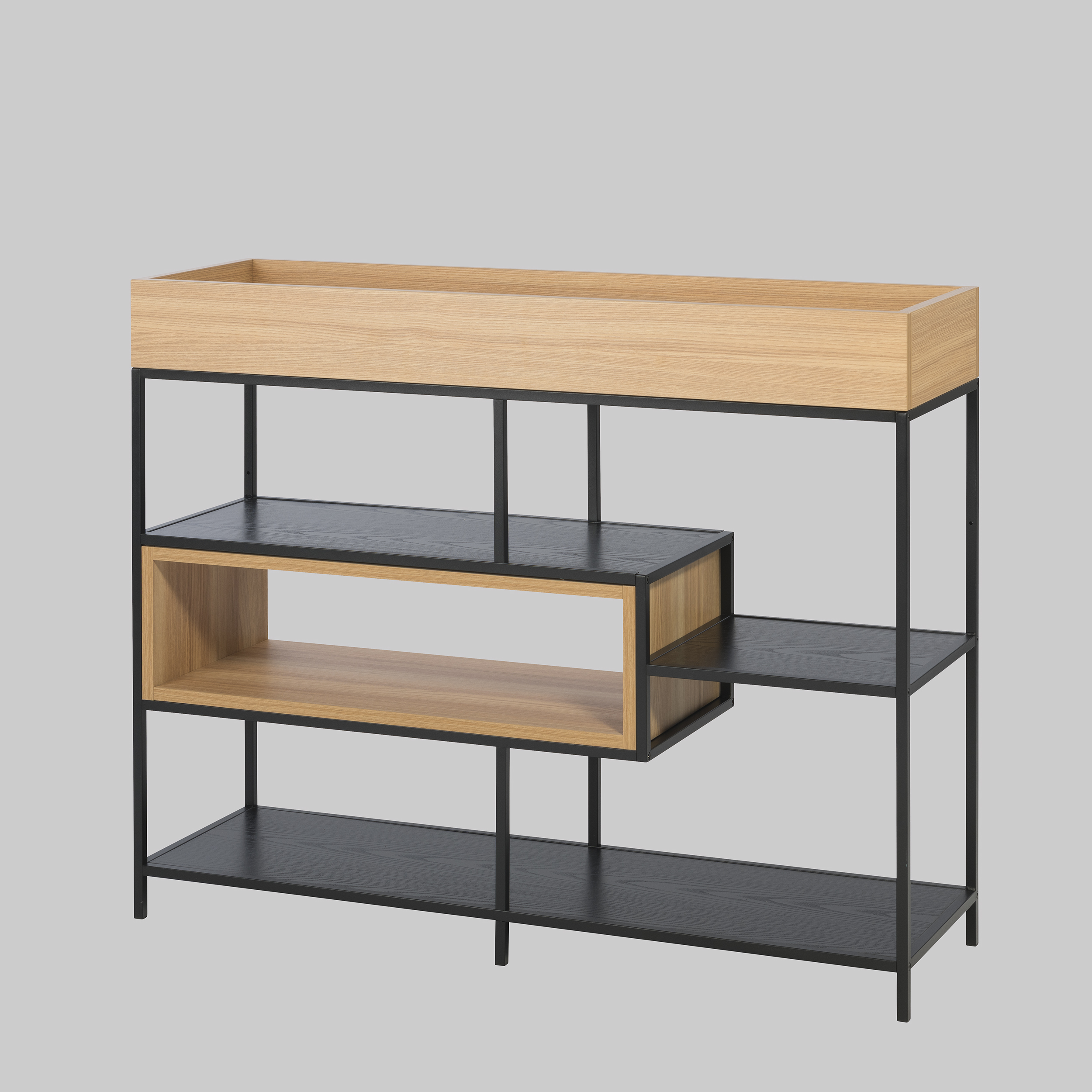 Raumtrenner TERNI 2 78 x 114 x 35 Schwarz mieten bei ADEXPO
