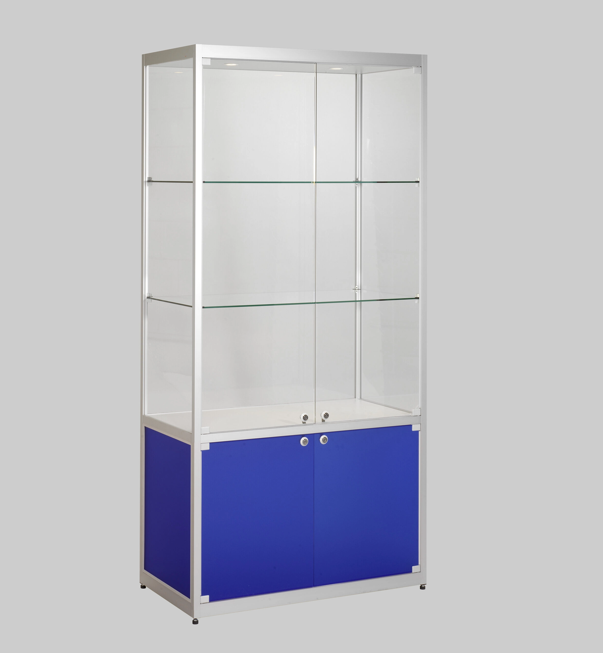 Vitrine 952 Blau mieten bei ADEXPO