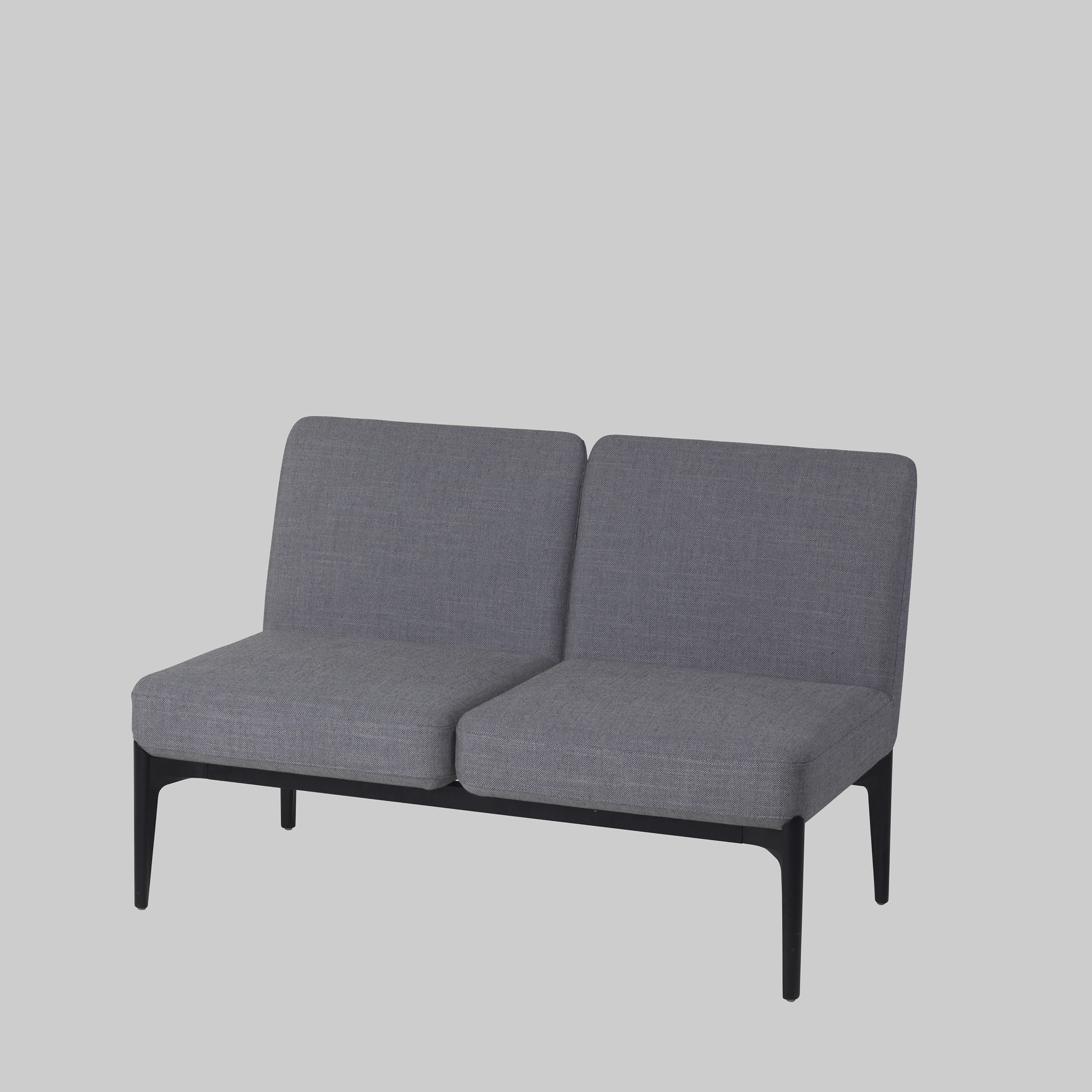 Sofa SOCIAL 2 / BB760 Grau / Schwarz mieten bei ADEXPO