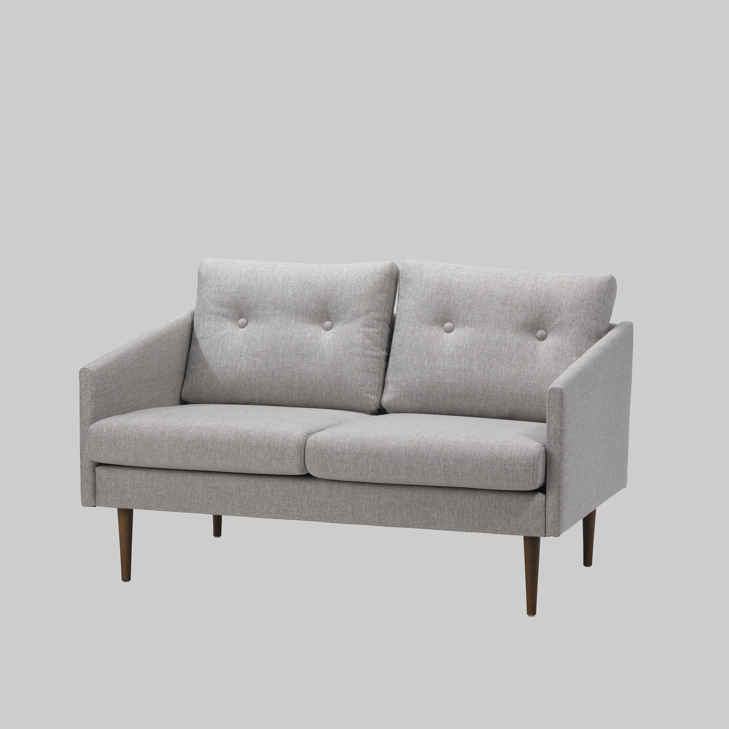 Sofa SVEG 2 Sandgrau / Holz mieten bei ADEXPO