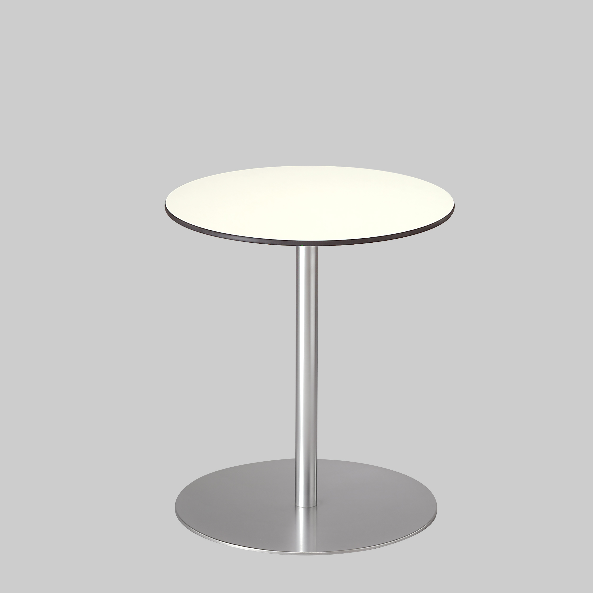 Sitztisch BRIO Ø80 Weiss / Chrom mieten bei ADEXPO
