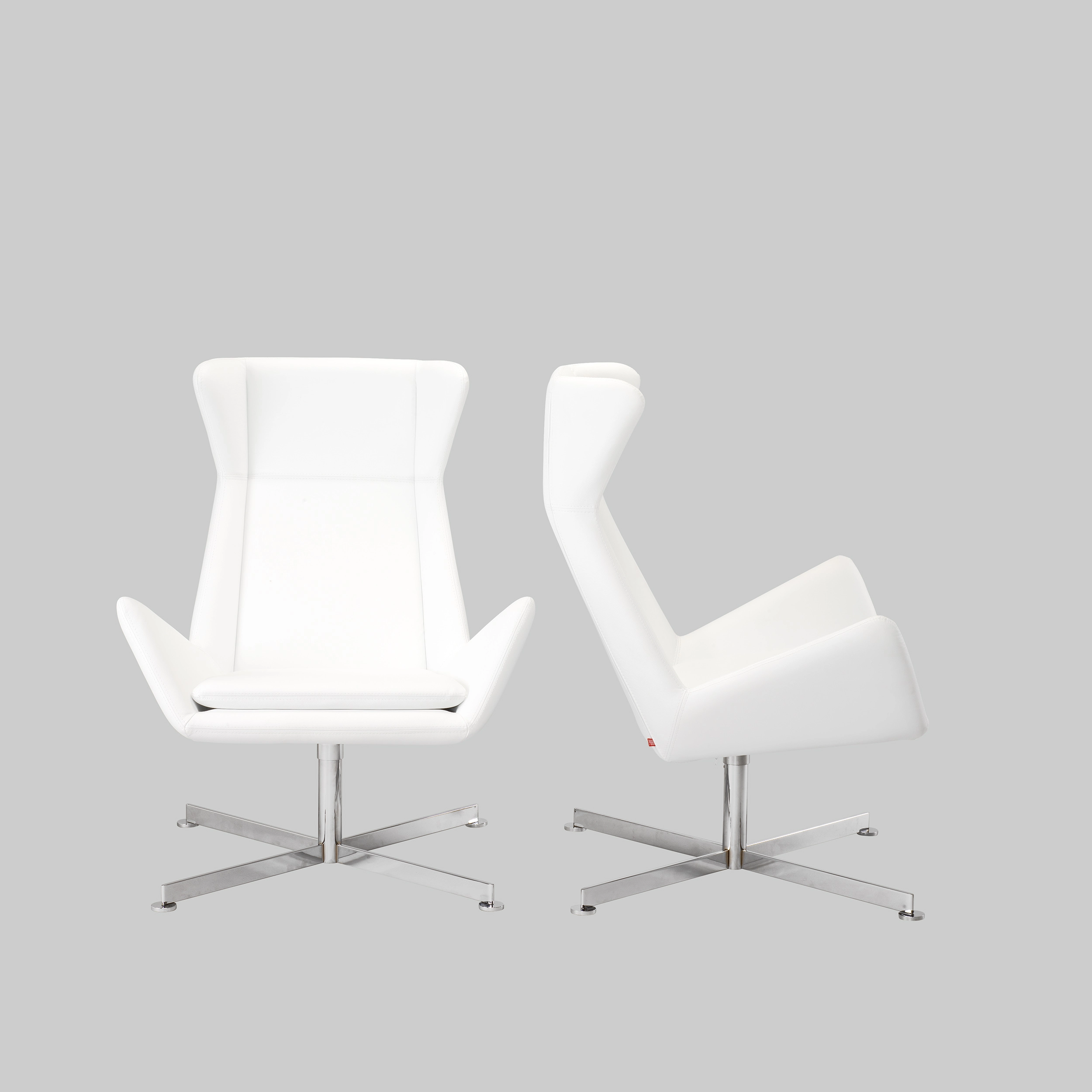Sessel FREE Weiss / Chrom mieten bei ADEXPO