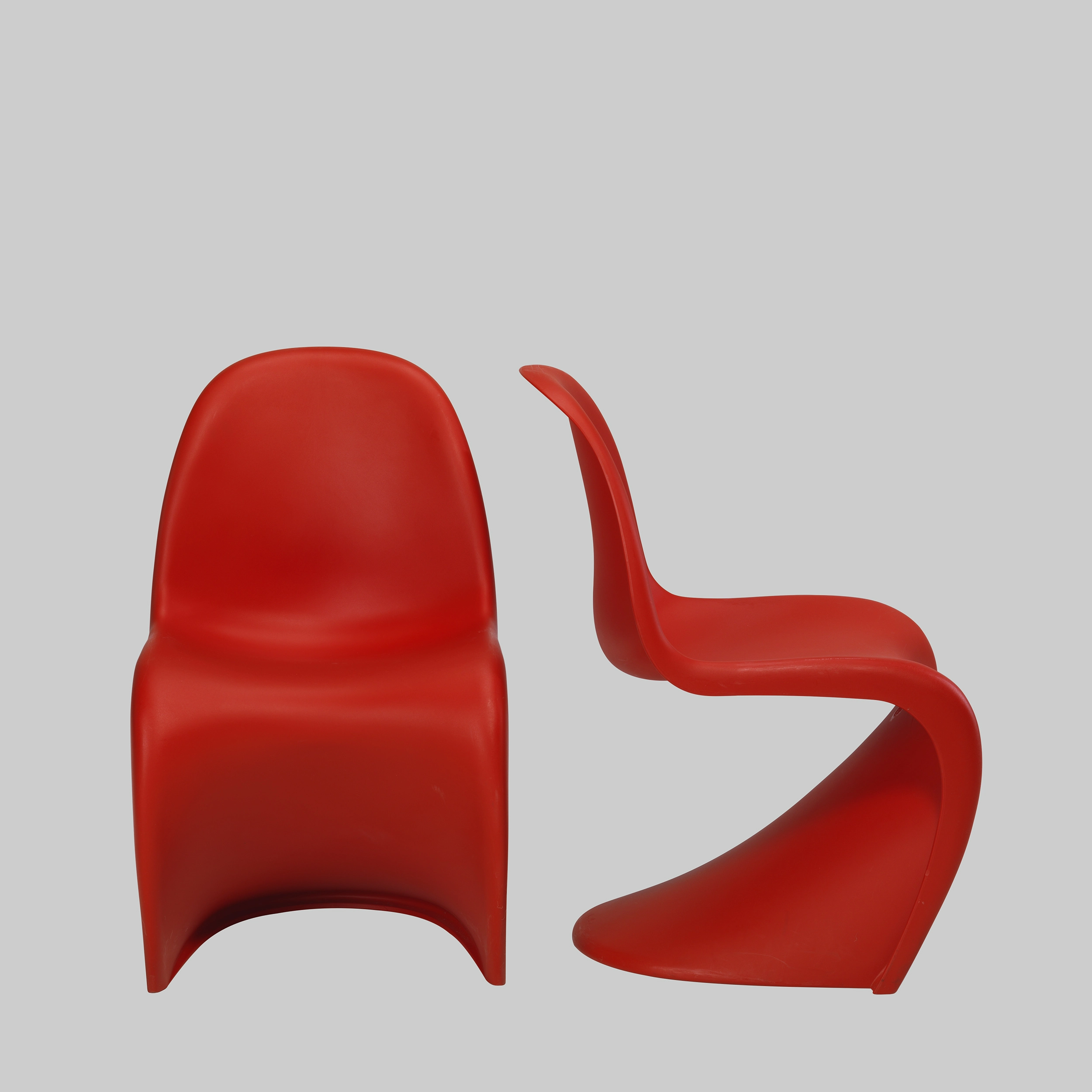 Stuhl PANTON Rot / Rot mieten bei ADEXPO