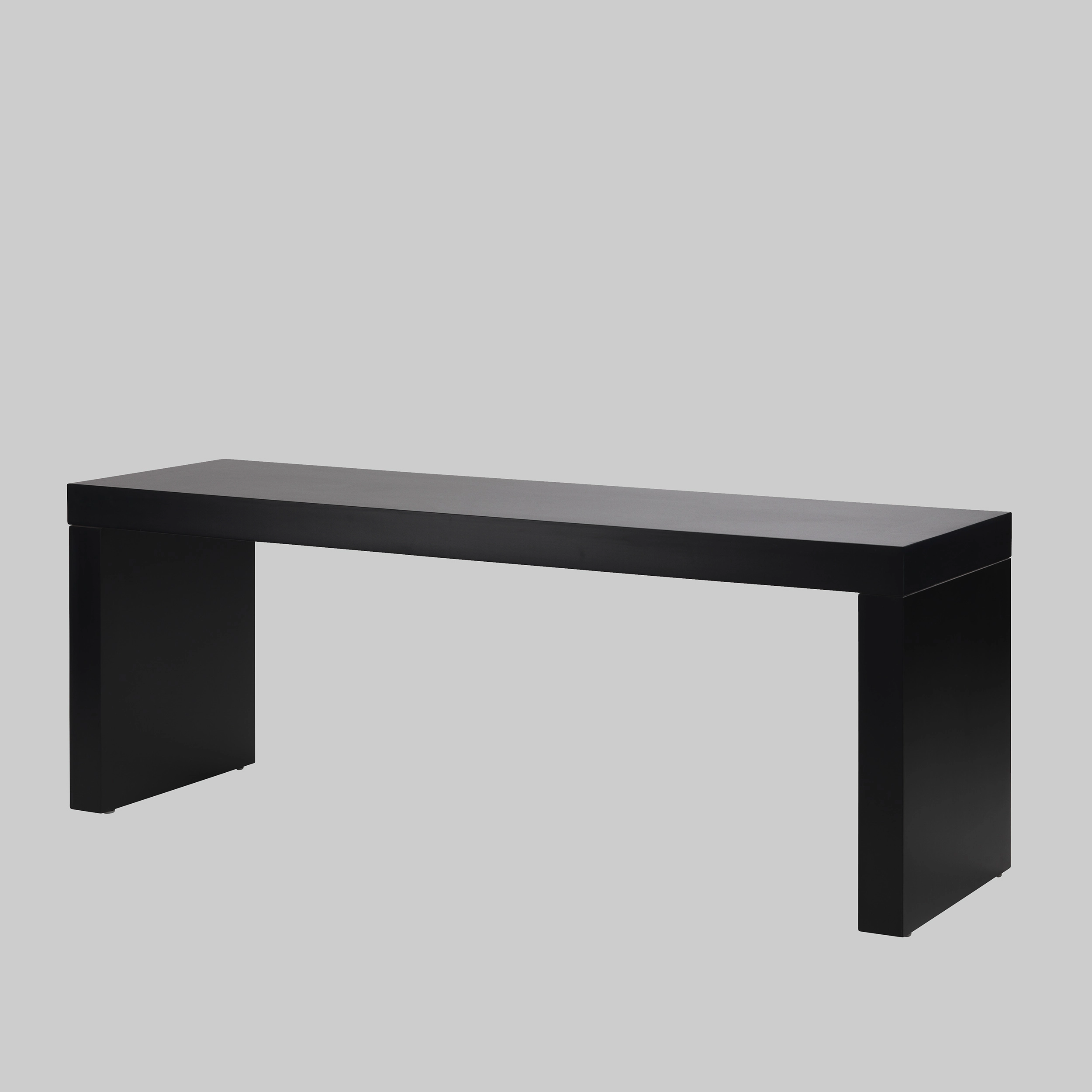Sitztisch PONTA 206×60 Schwarz / Schwarz mieten bei ADEXPO