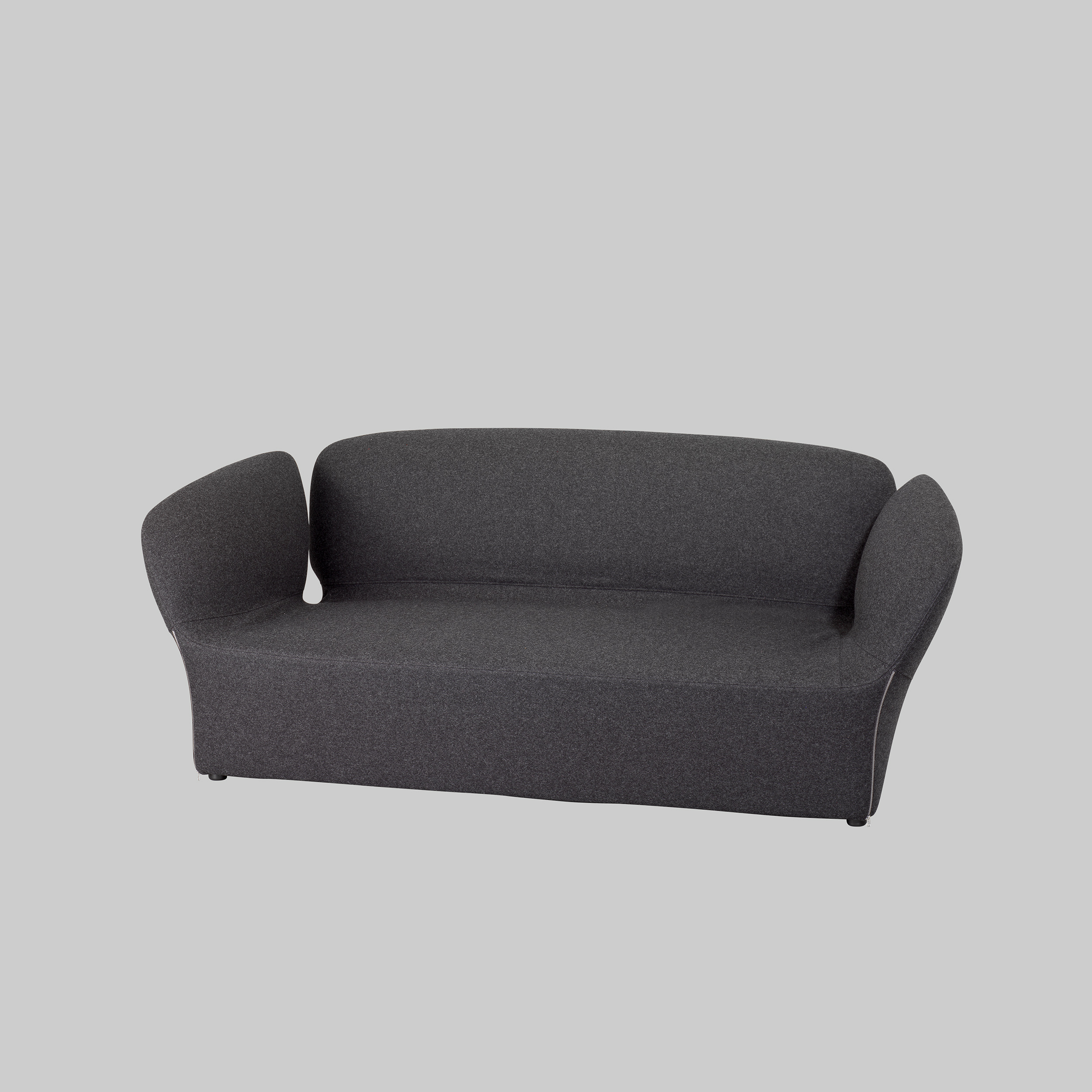 Sofa BLOOMY 2 Anthrazit / Anthrazit mieten bei ADEXPO