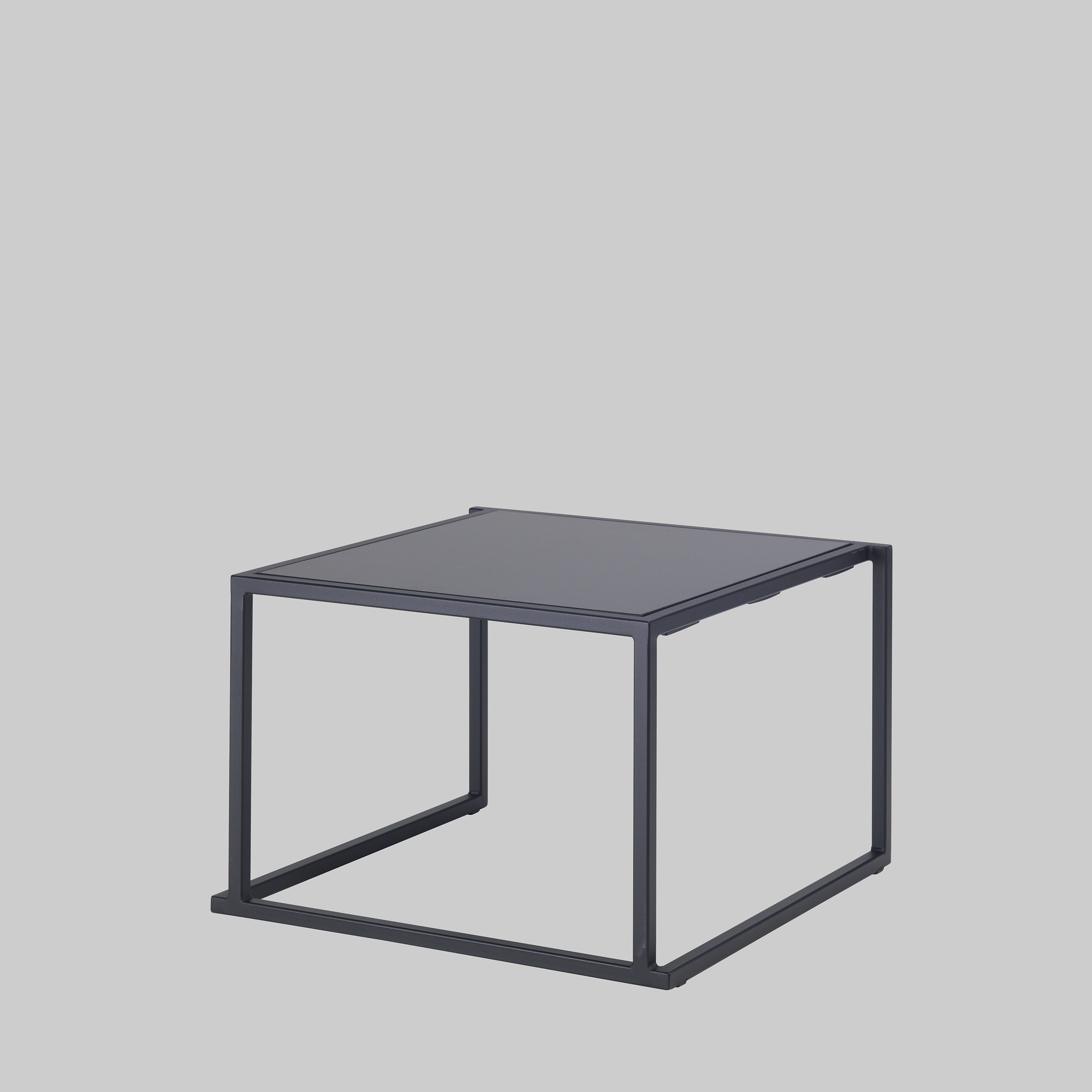 Beistelltisch QUADRUM 60×60 Schwarz / Schwarz mieten bei ADEXPO