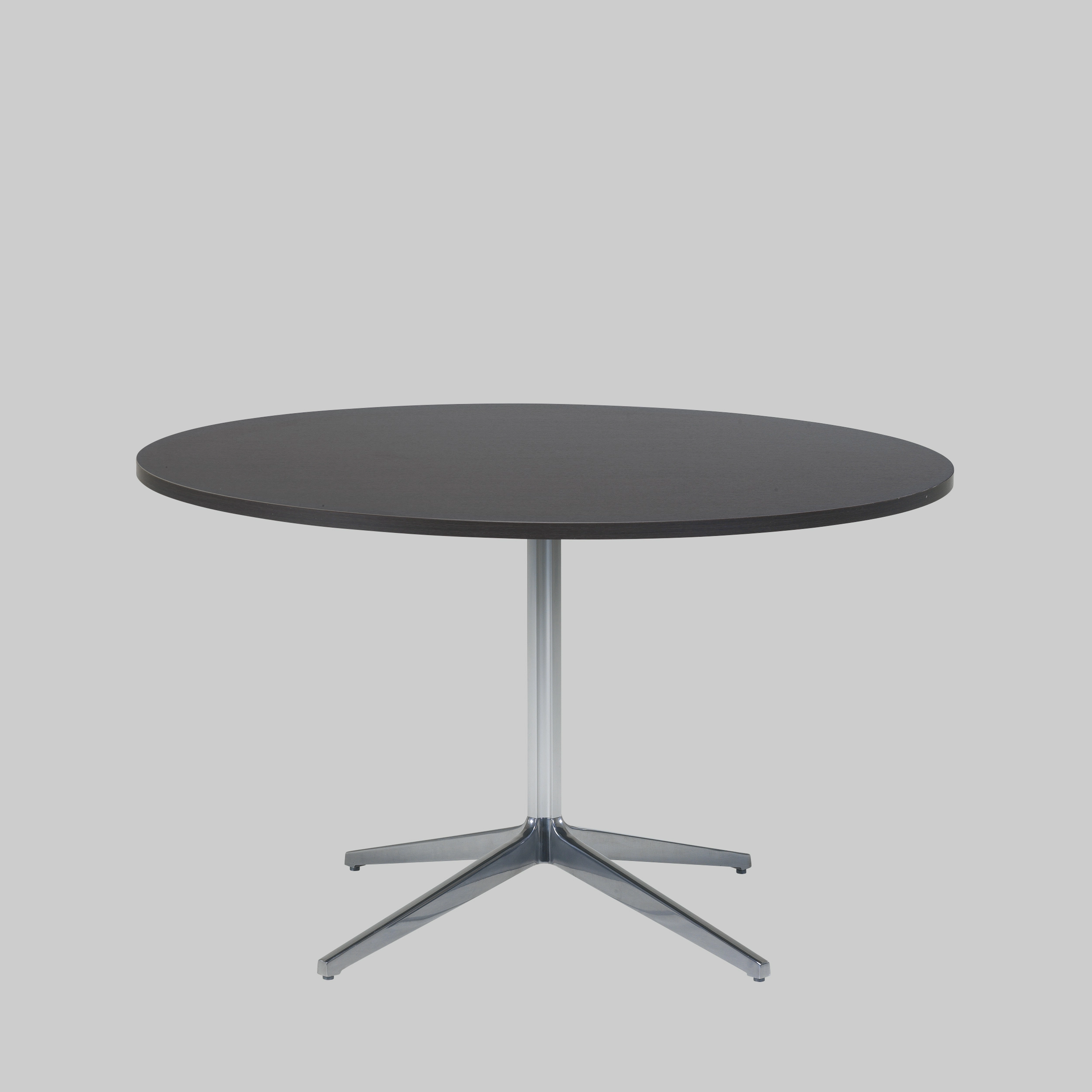 Sitztisch YPSILON Ø130 Schwarz / Aluminium mieten bei ADEXPO