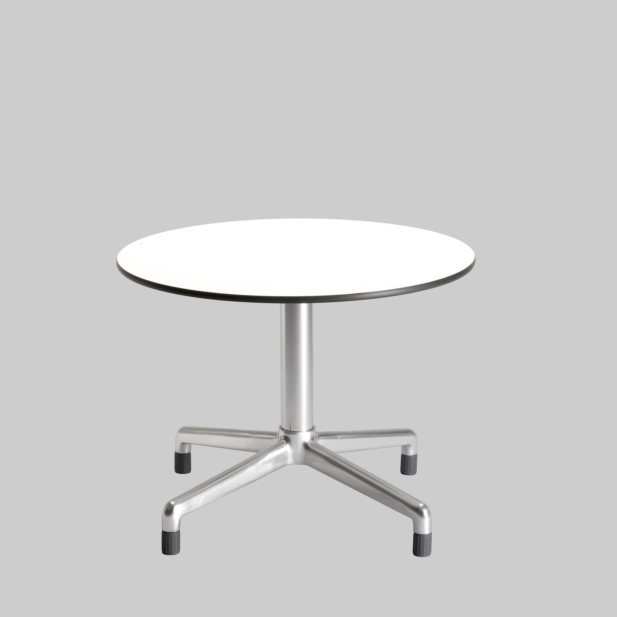 Beistelltisch SPLASH Ø64 Weiss / Aluminium mieten bei ADEXPO