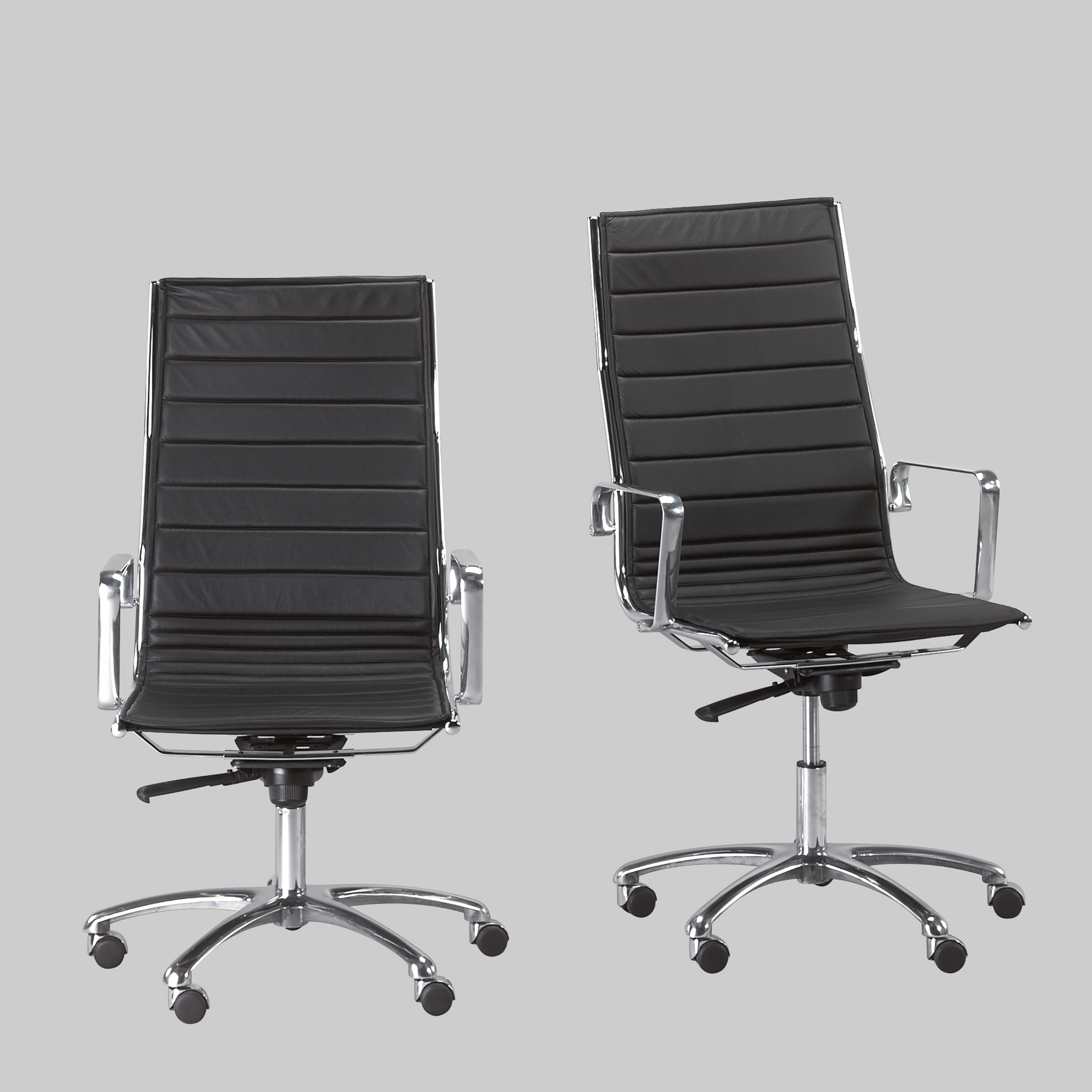 Chefsessel LUXY Schwarz / Chrom mieten bei ADEXPO