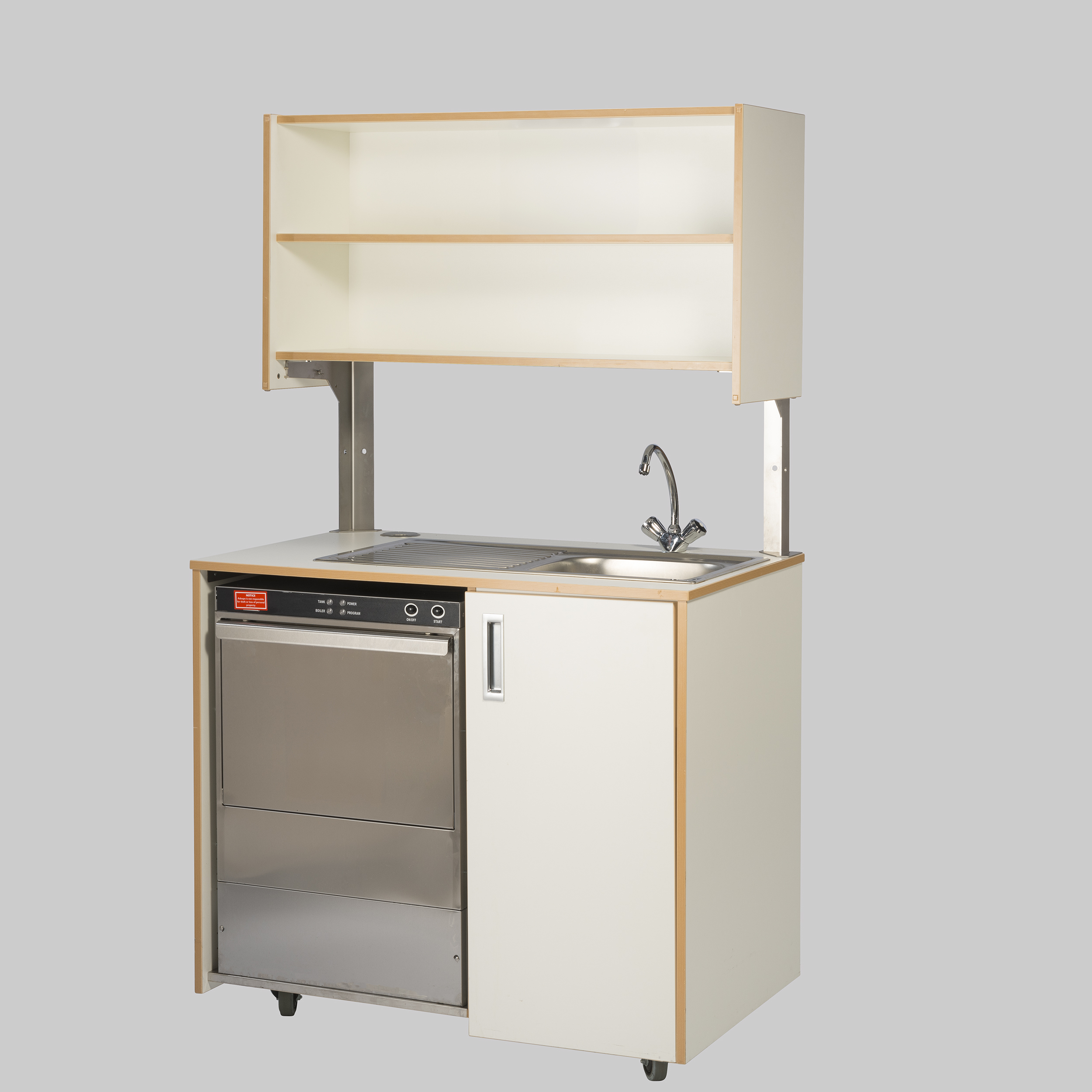 Kombiküche KOOLKIT PURE KU100 + KU120 + VM Weiss mieten bei ADEXPO