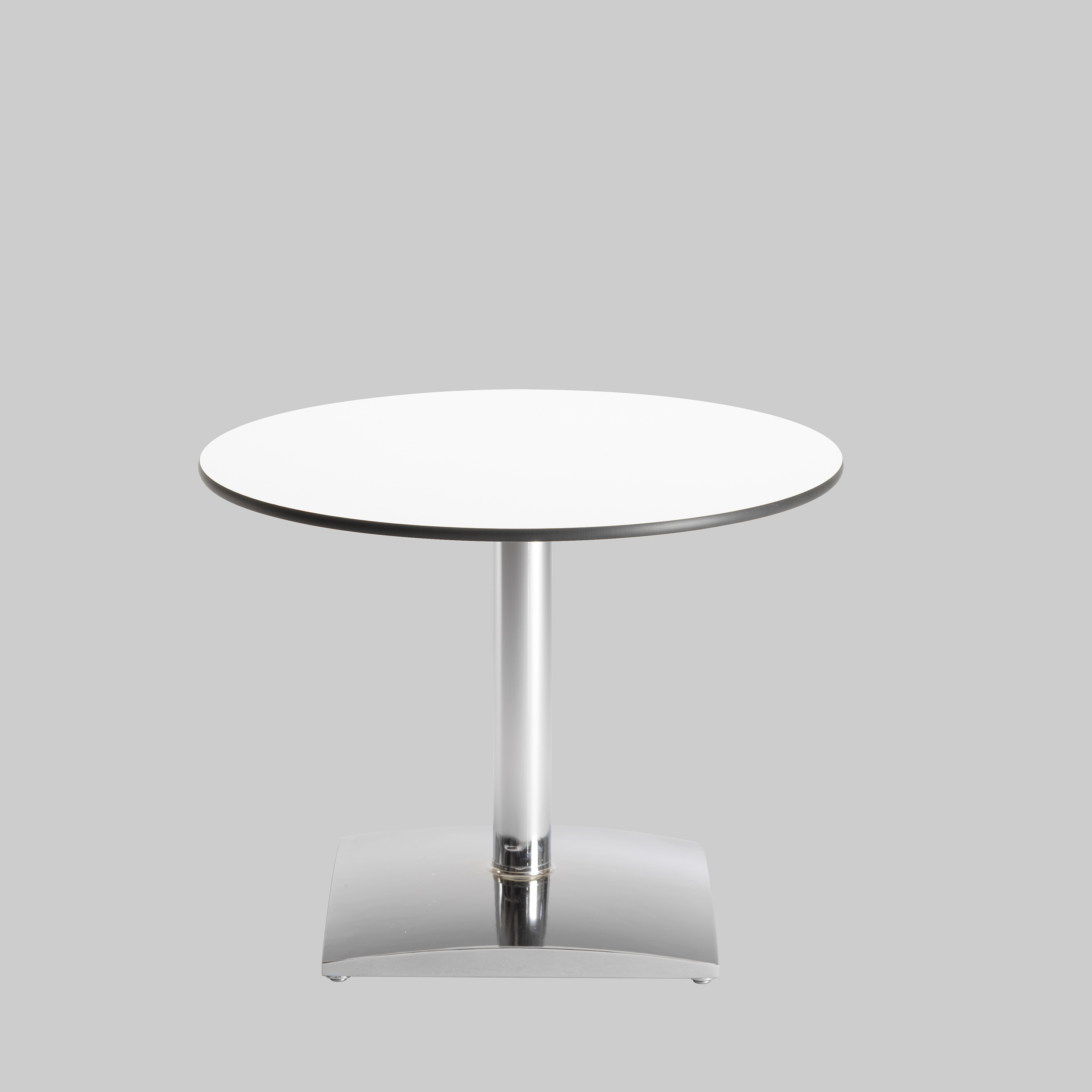 Beistelltisch TA60 Ø64 Weiss / Chrom mieten bei ADEXPO