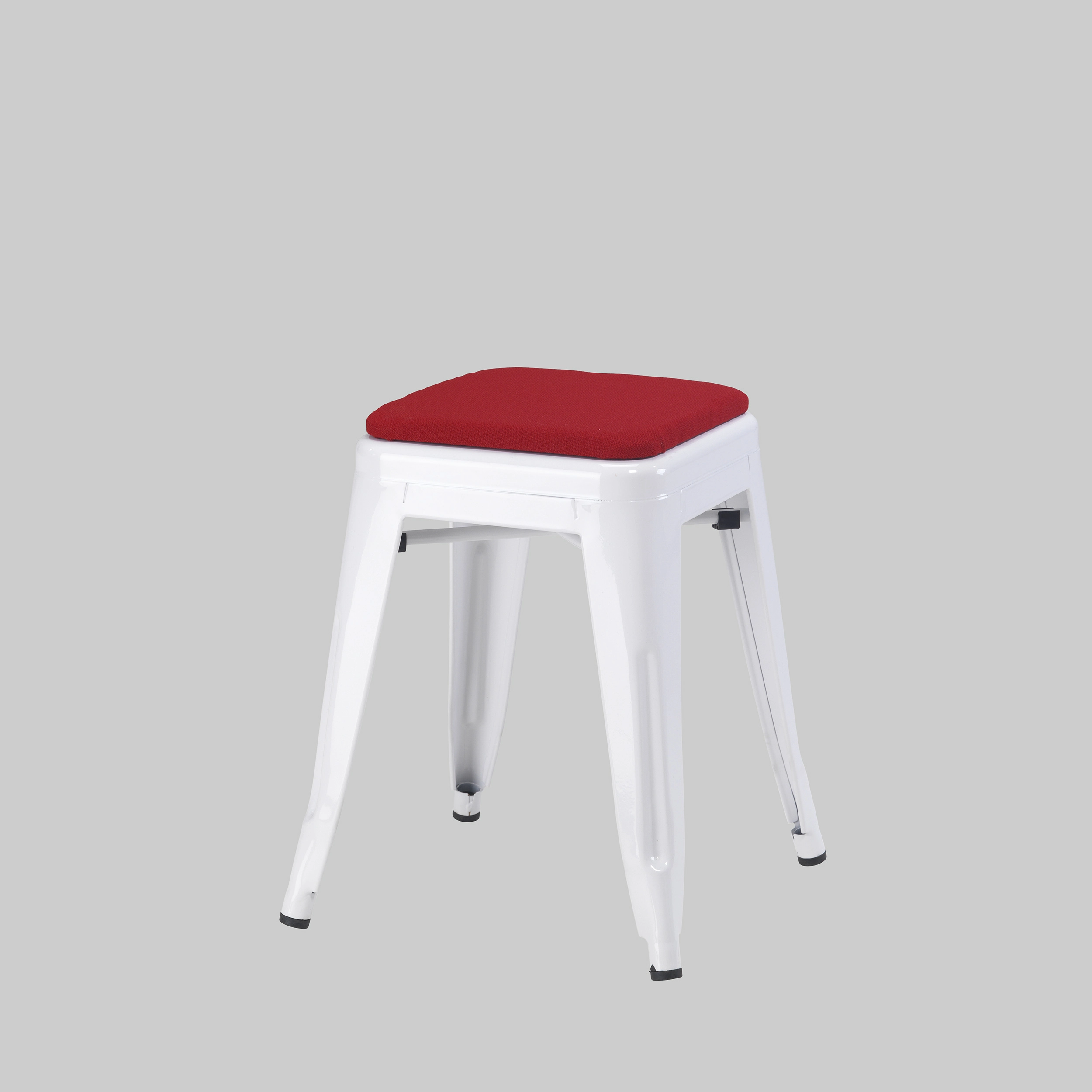 Hocker FRAGA Rot / Weiss mieten bei ADEXPO
