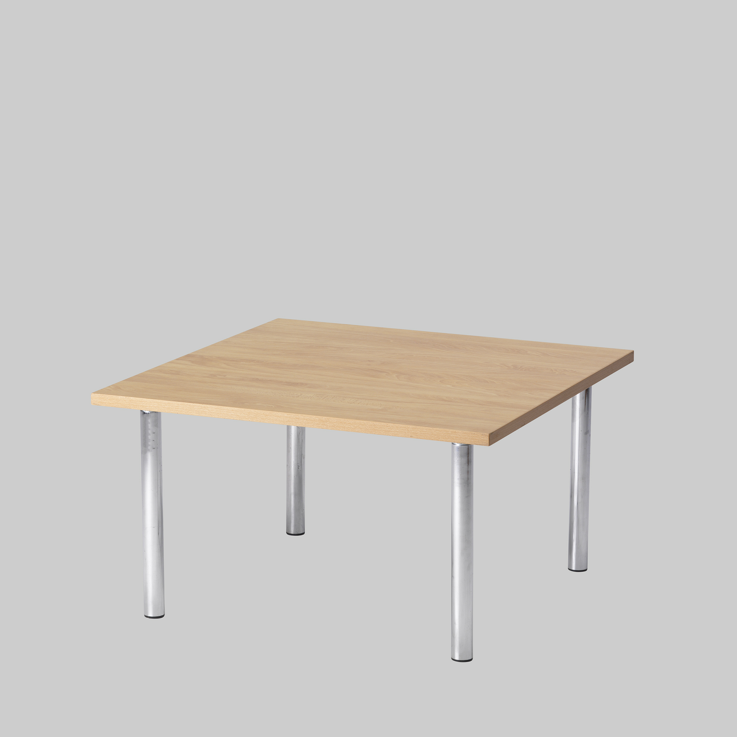 Beistelltisch TWISTER 80×80 Buche / Chrom mieten bei ADEXPO
