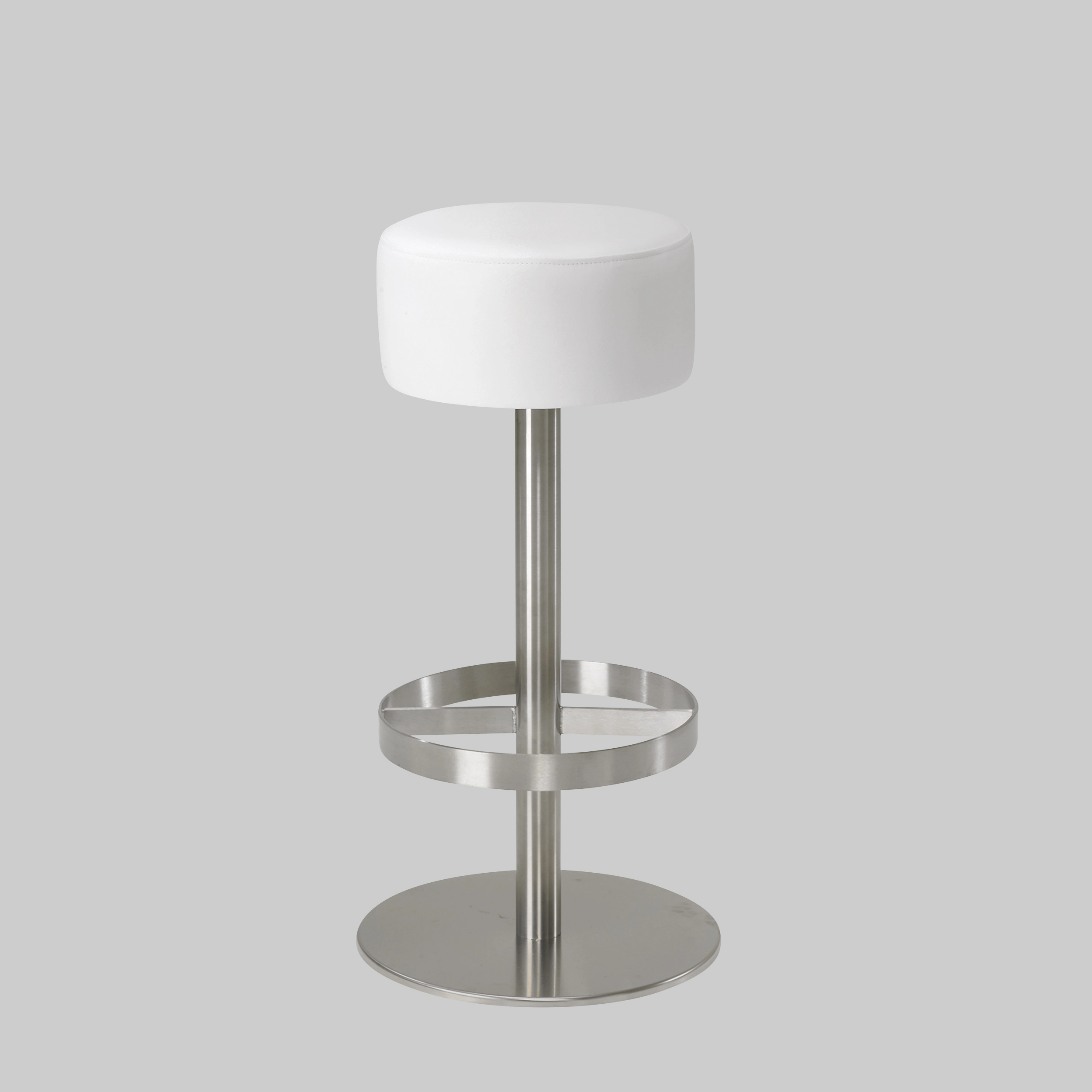 Barhocker TX Weiss / Edelstahl mieten bei ADEXPO