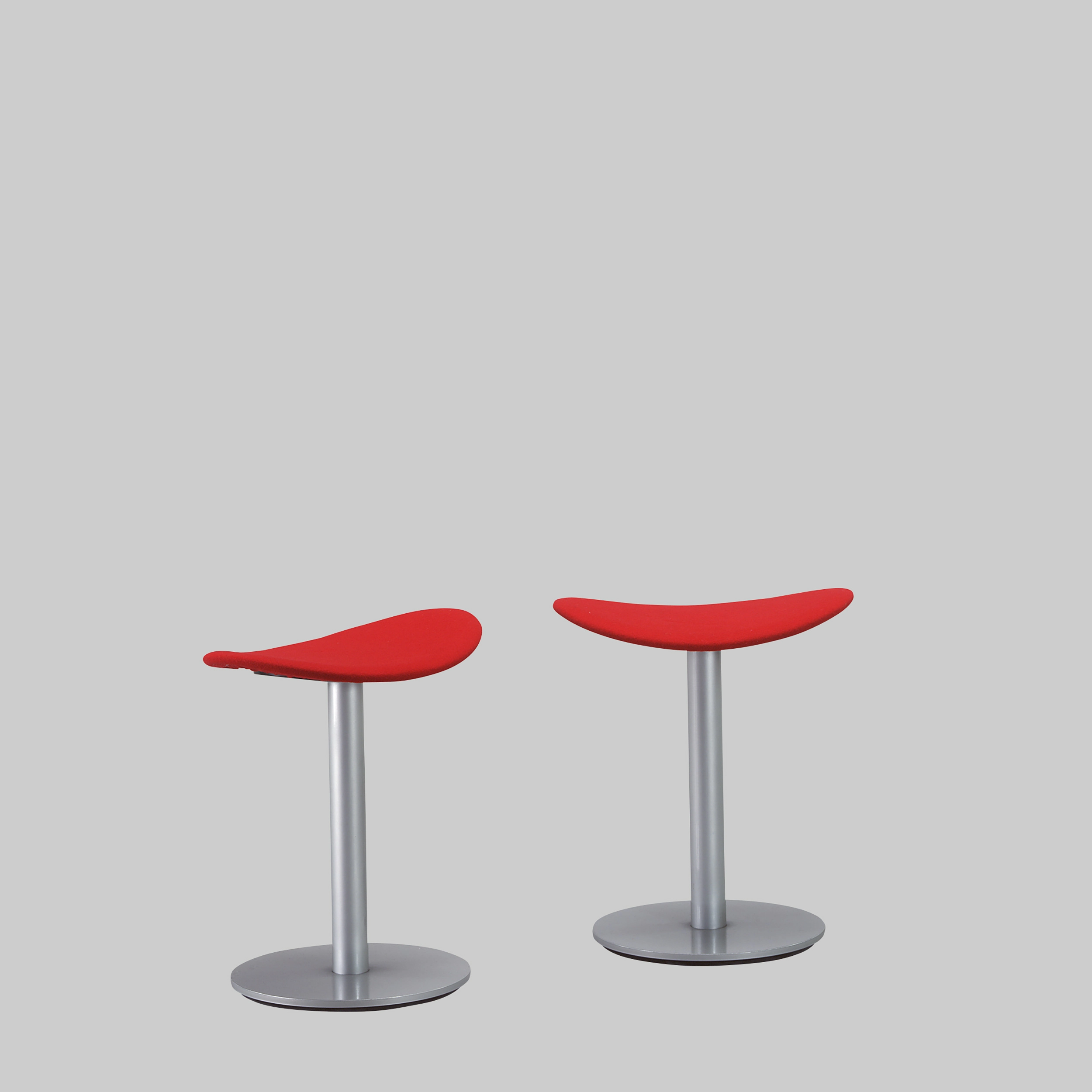 Hocker COMA Rot / Aluminium mieten bei ADEXPO