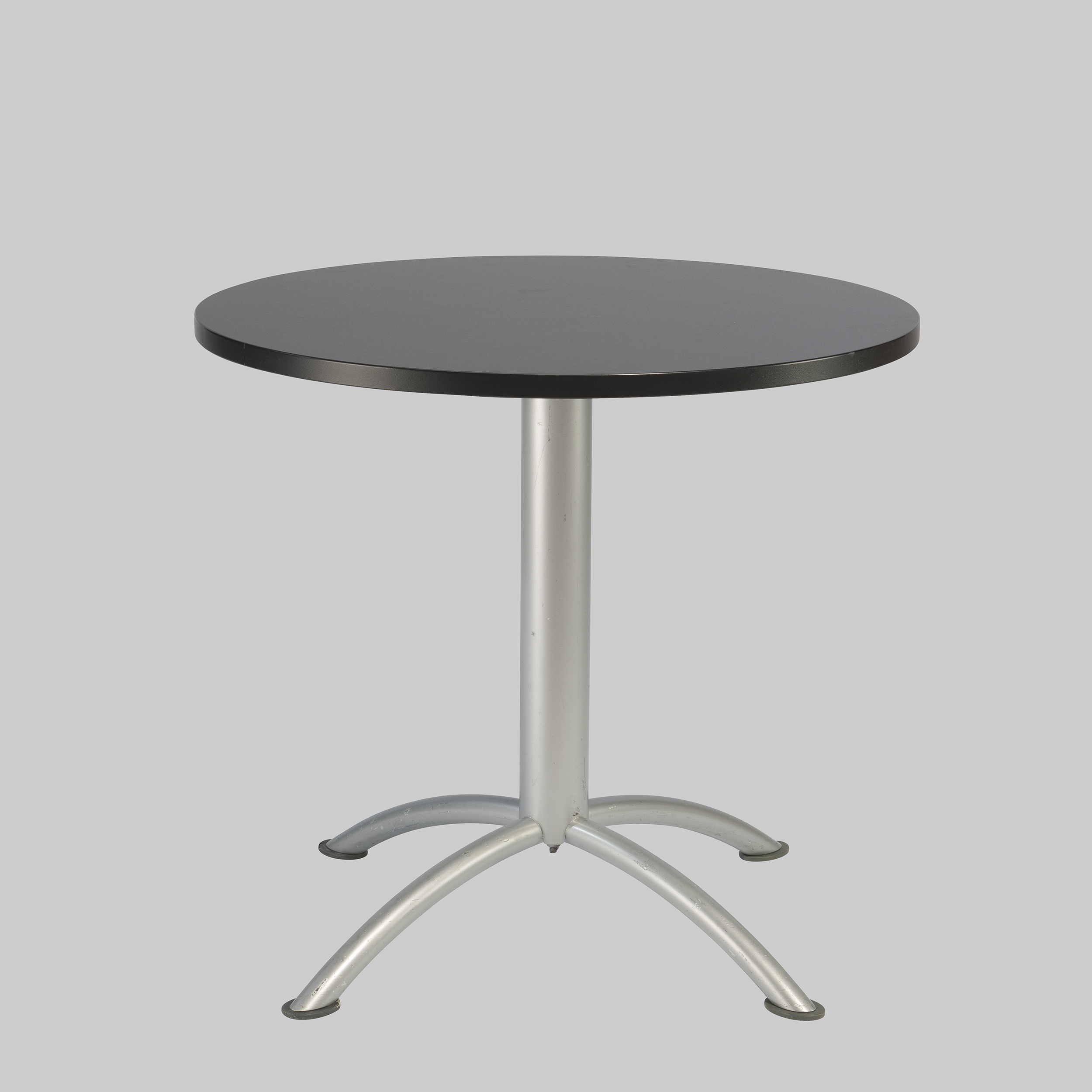 Sitztisch SEA Ø80 Schwarz / Aluminium mieten bei ADEXPO