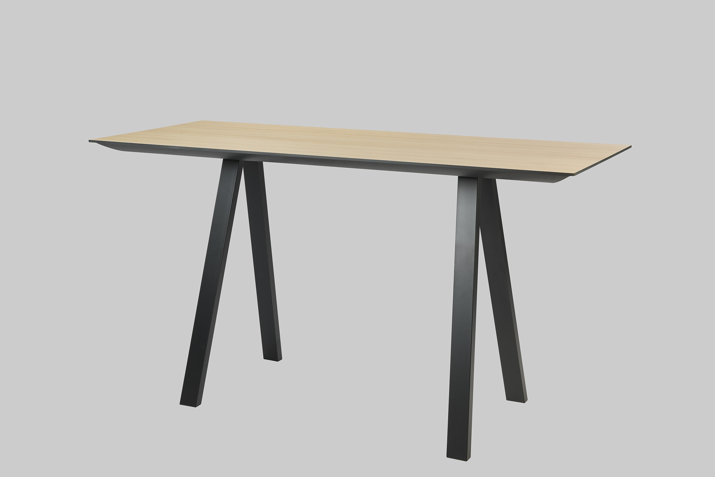 Stehtisch ARKI 200×80 Eiche / Schwarz mieten bei ADEXPO