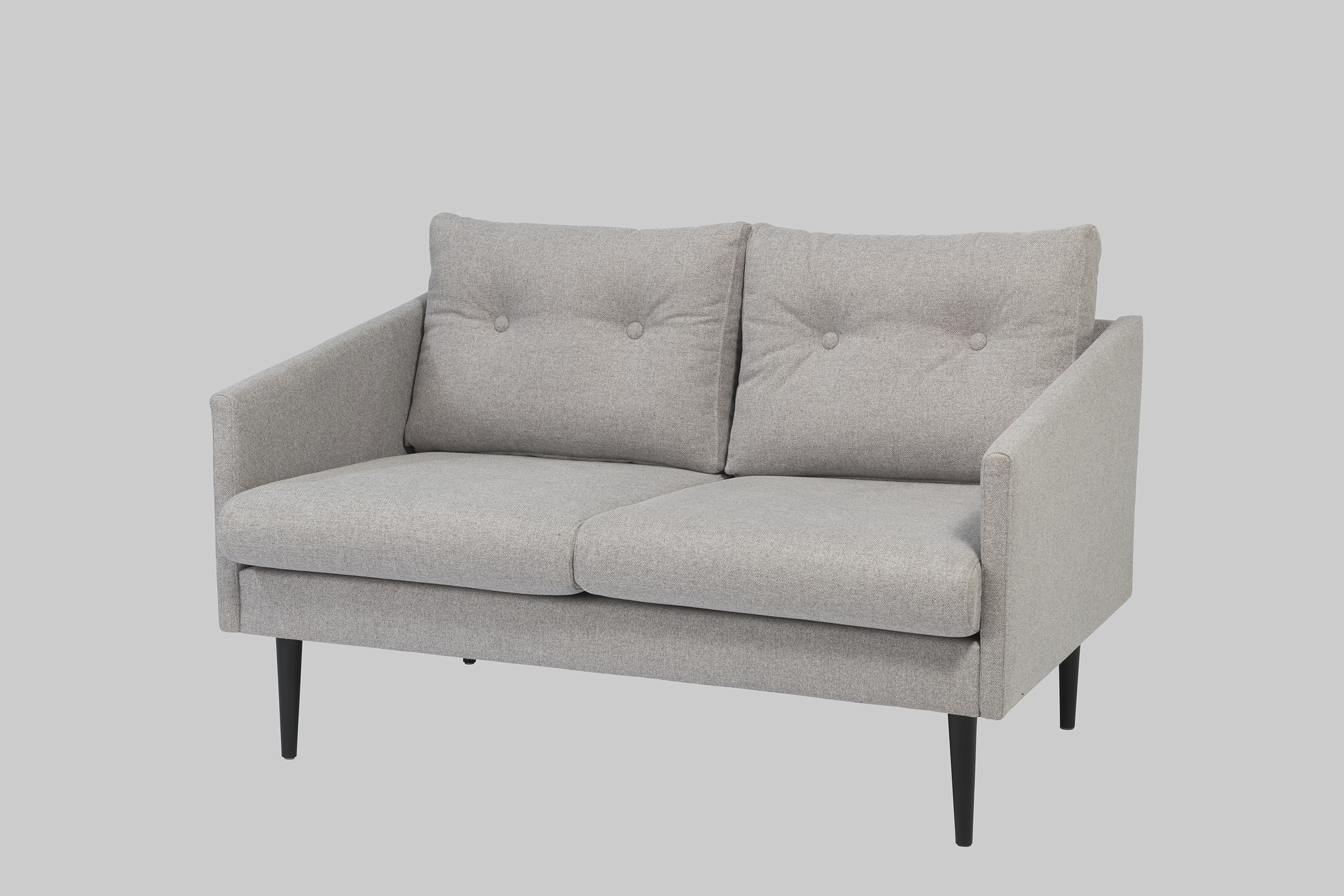Sofa SVEG 2 Hellgrau / Schwarz mieten bei ADEXPO