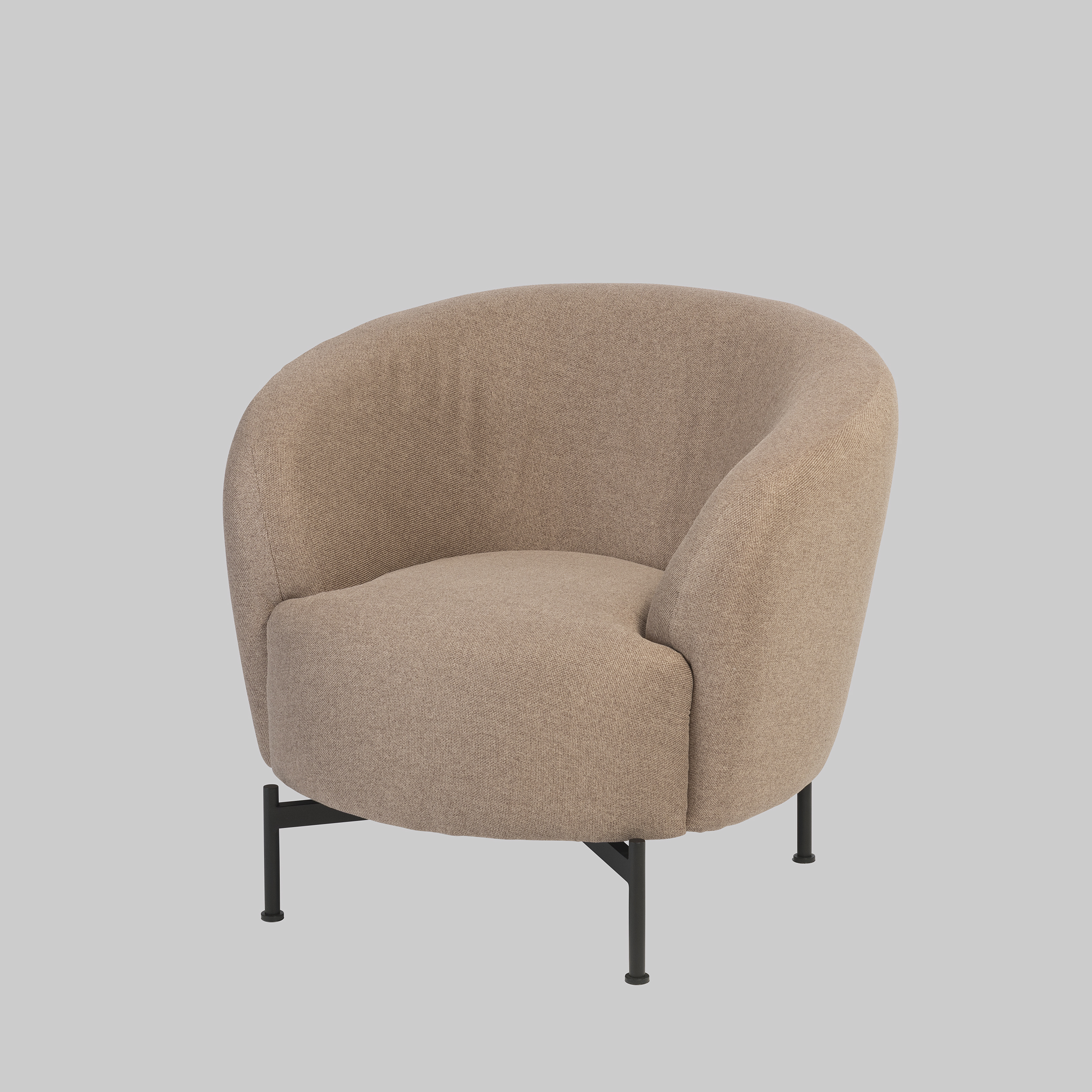 Sessel ARE METAL Beige / Schwarz mieten bei ADEXPO