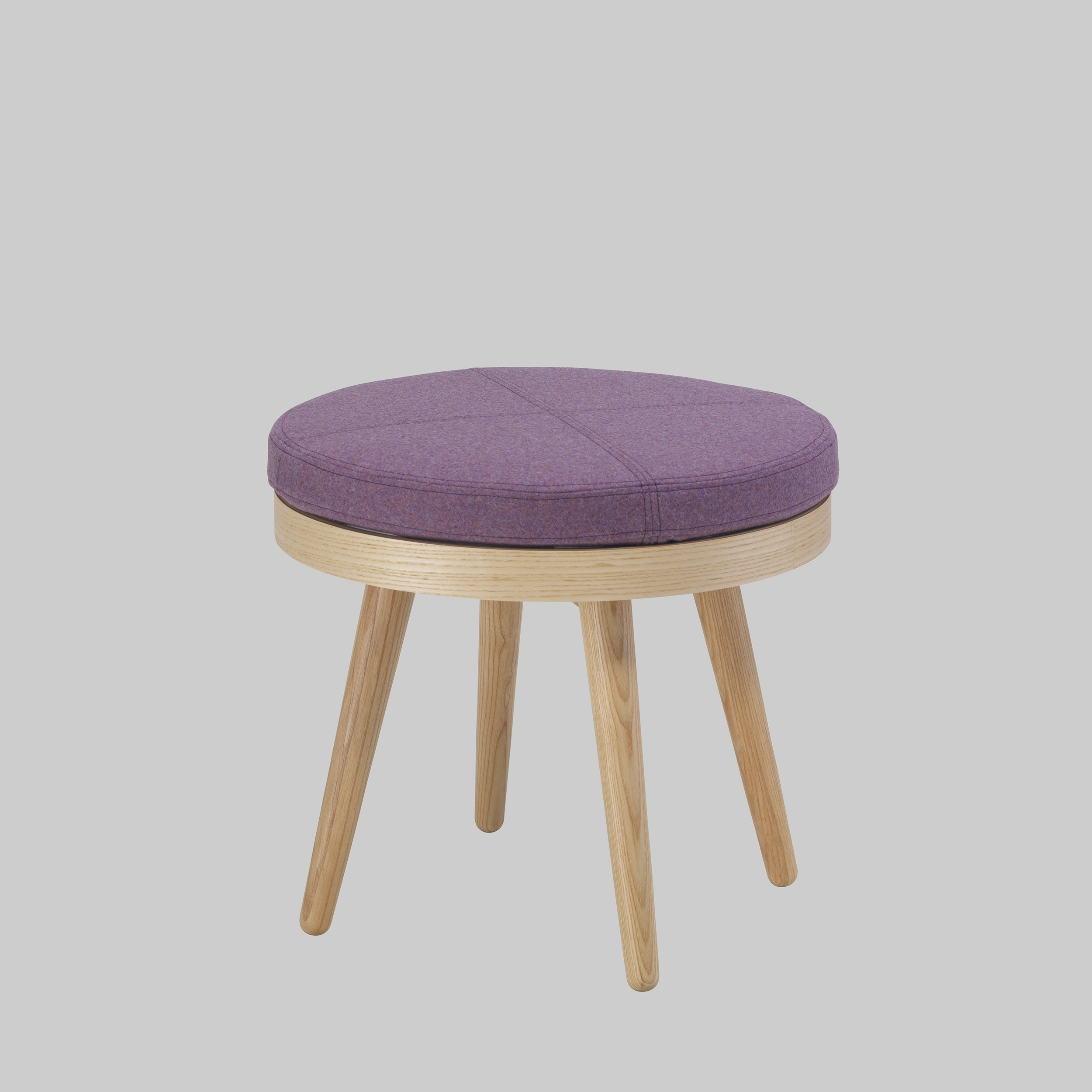 Hocker ALMA Lavendel / Esche mieten bei ADEXPO