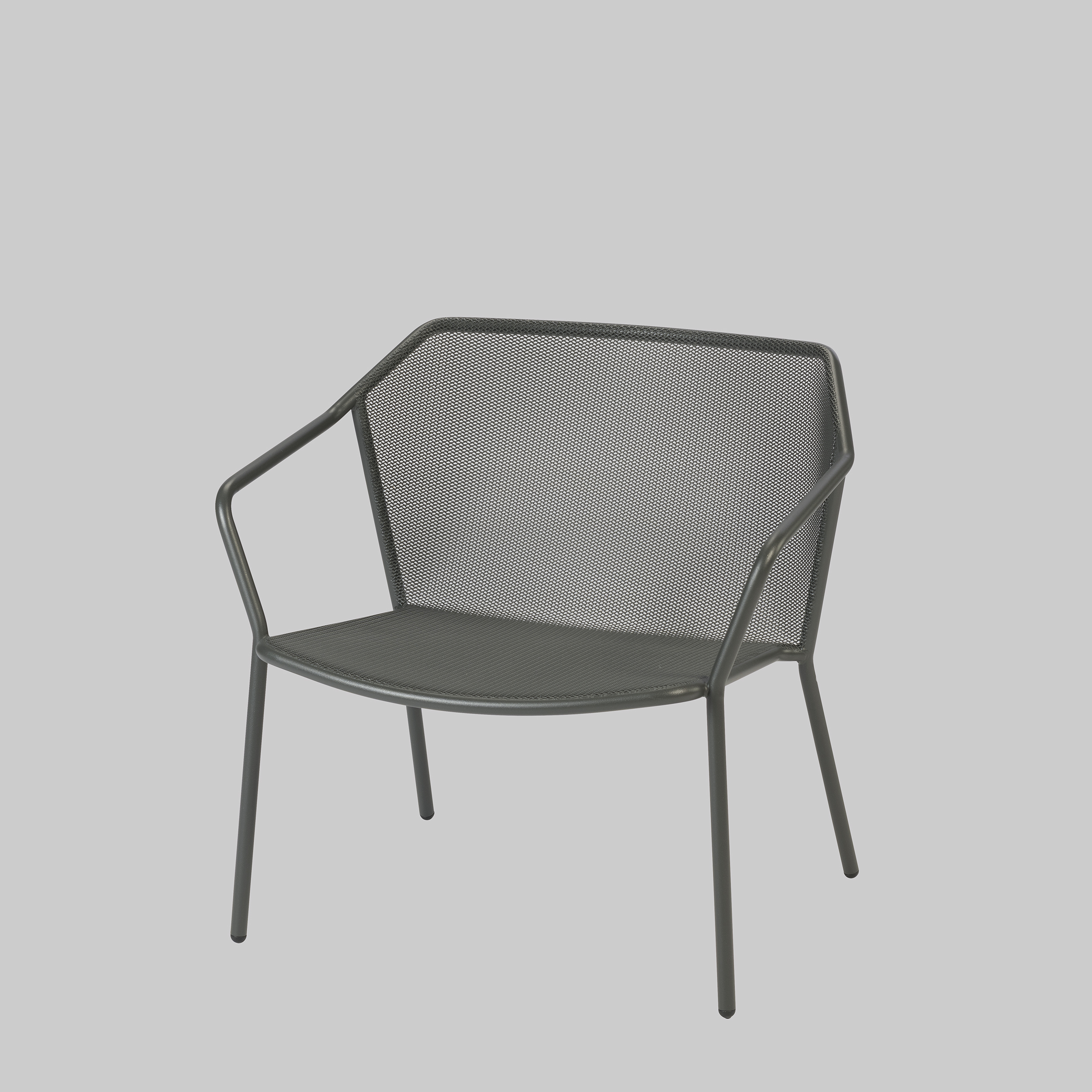 Sessel DARWIN Anthrazit / Anthrazit mieten bei ADEXPO