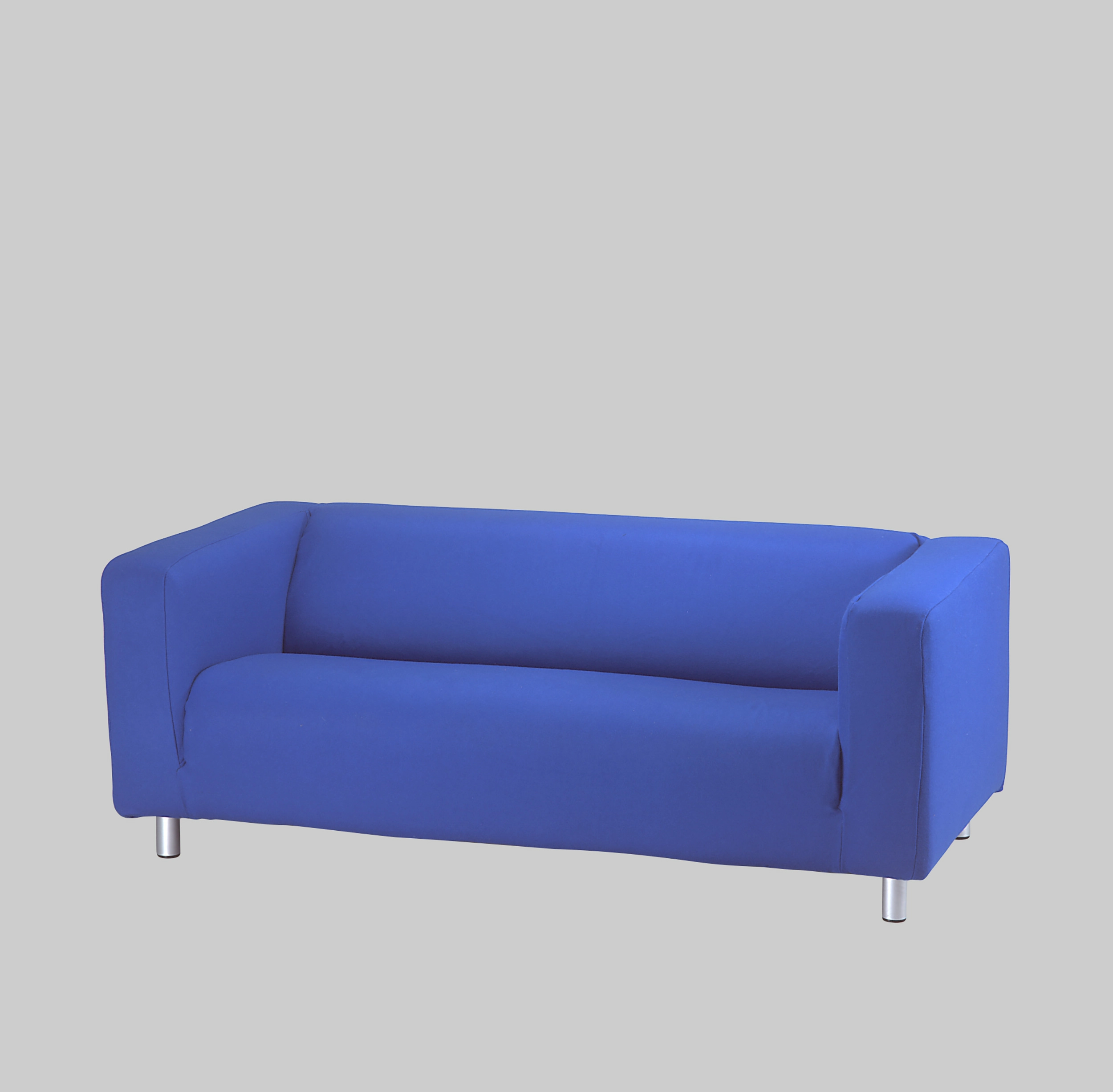 Sofa XADE Blau / Aluminium mieten bei ADEXPO
