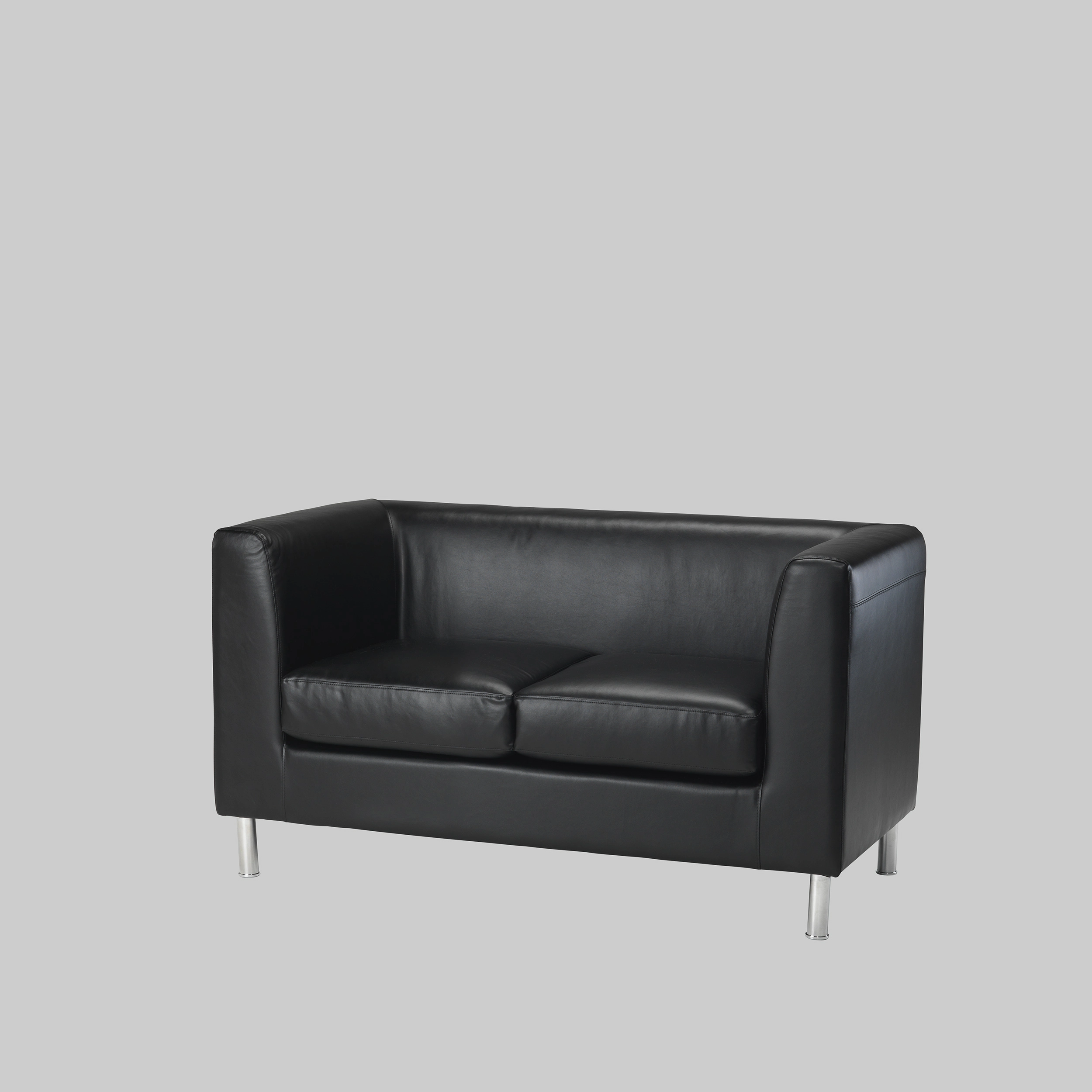 Sofa SENNA 2 Schwarz / Aluminium mieten bei ADEXPO