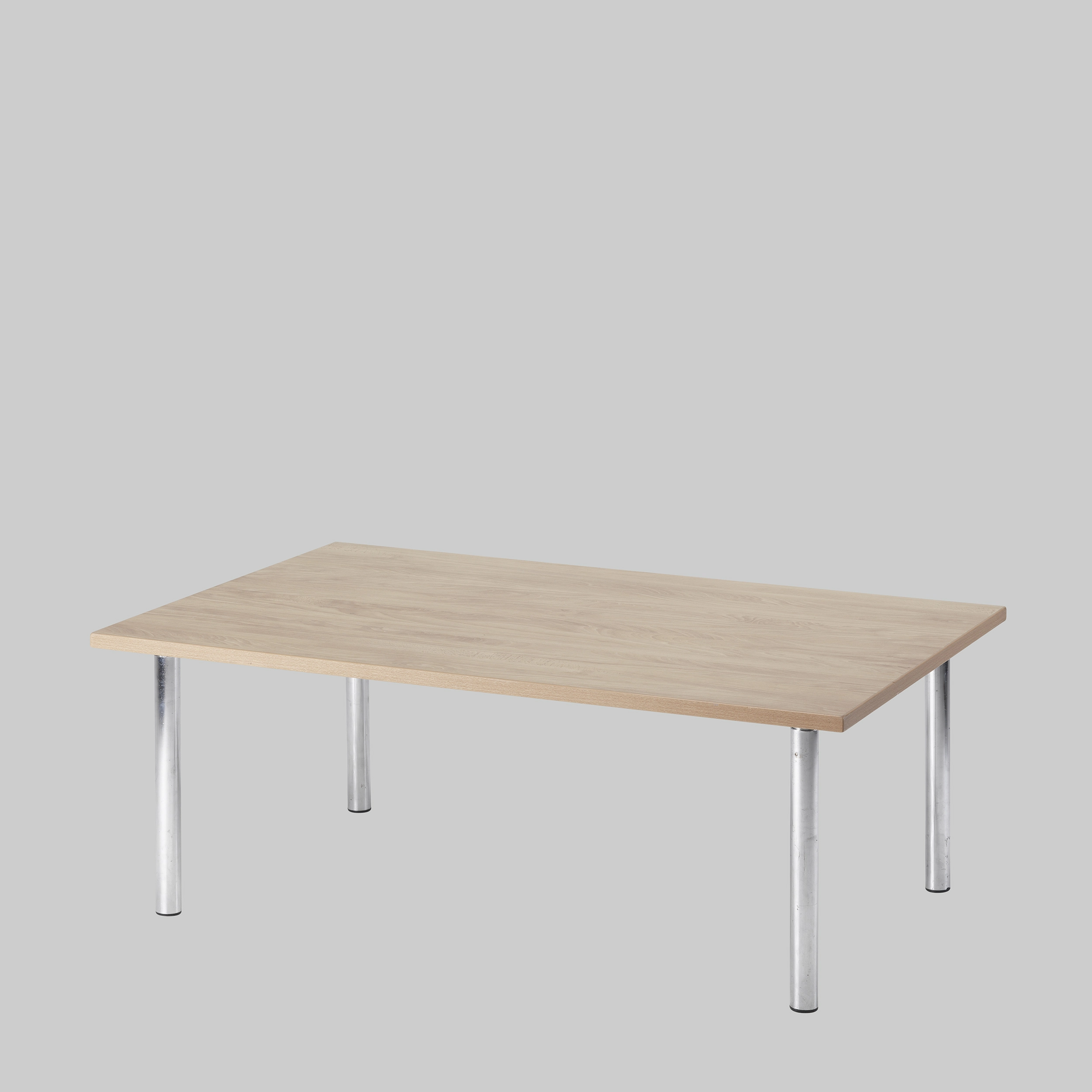 Beistelltisch TWISTER 120×80 Eiche / Chrom mieten bei ADEXPO