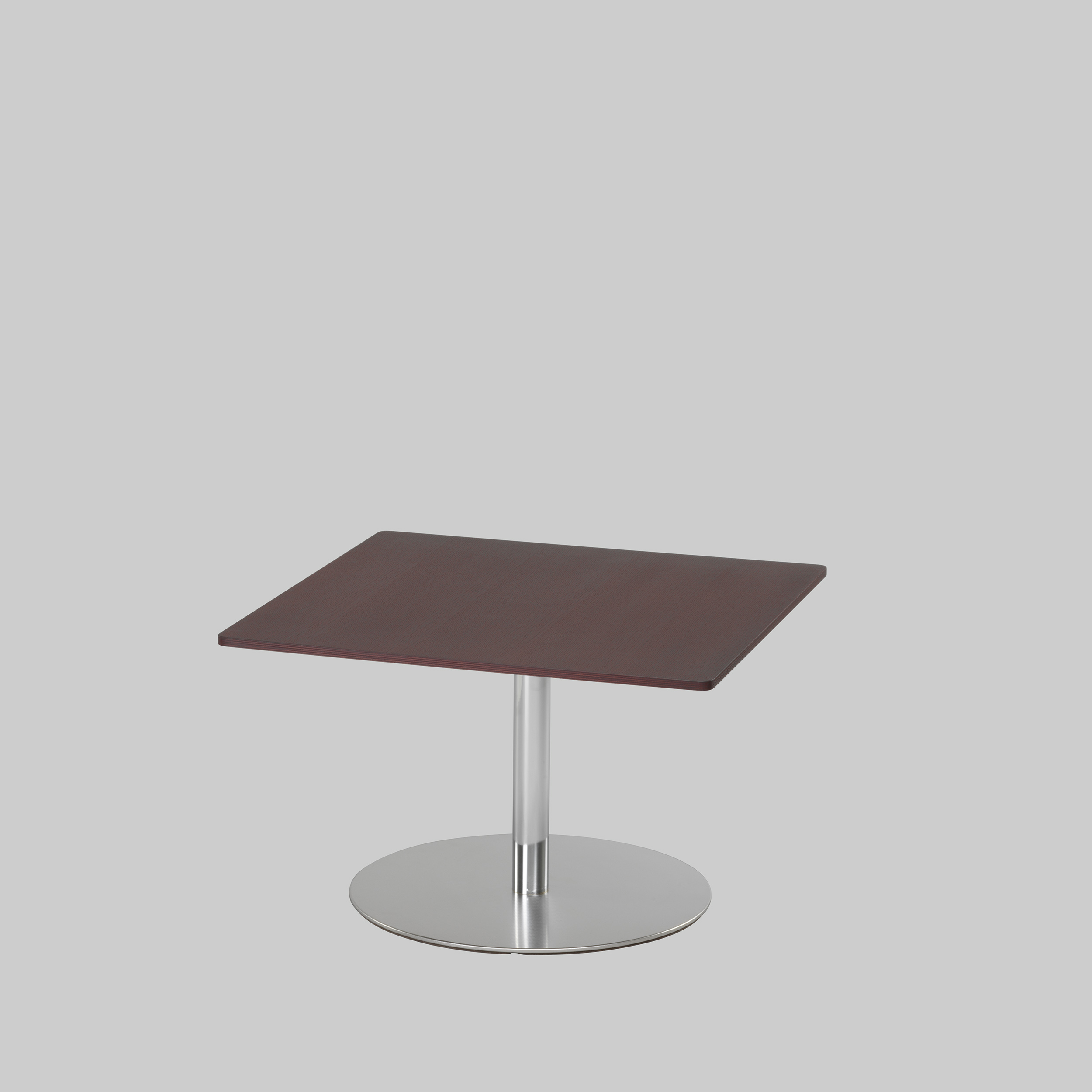 Beistelltisch BRIO 80×80 Walnuss / Chrom mieten bei ADEXPO
