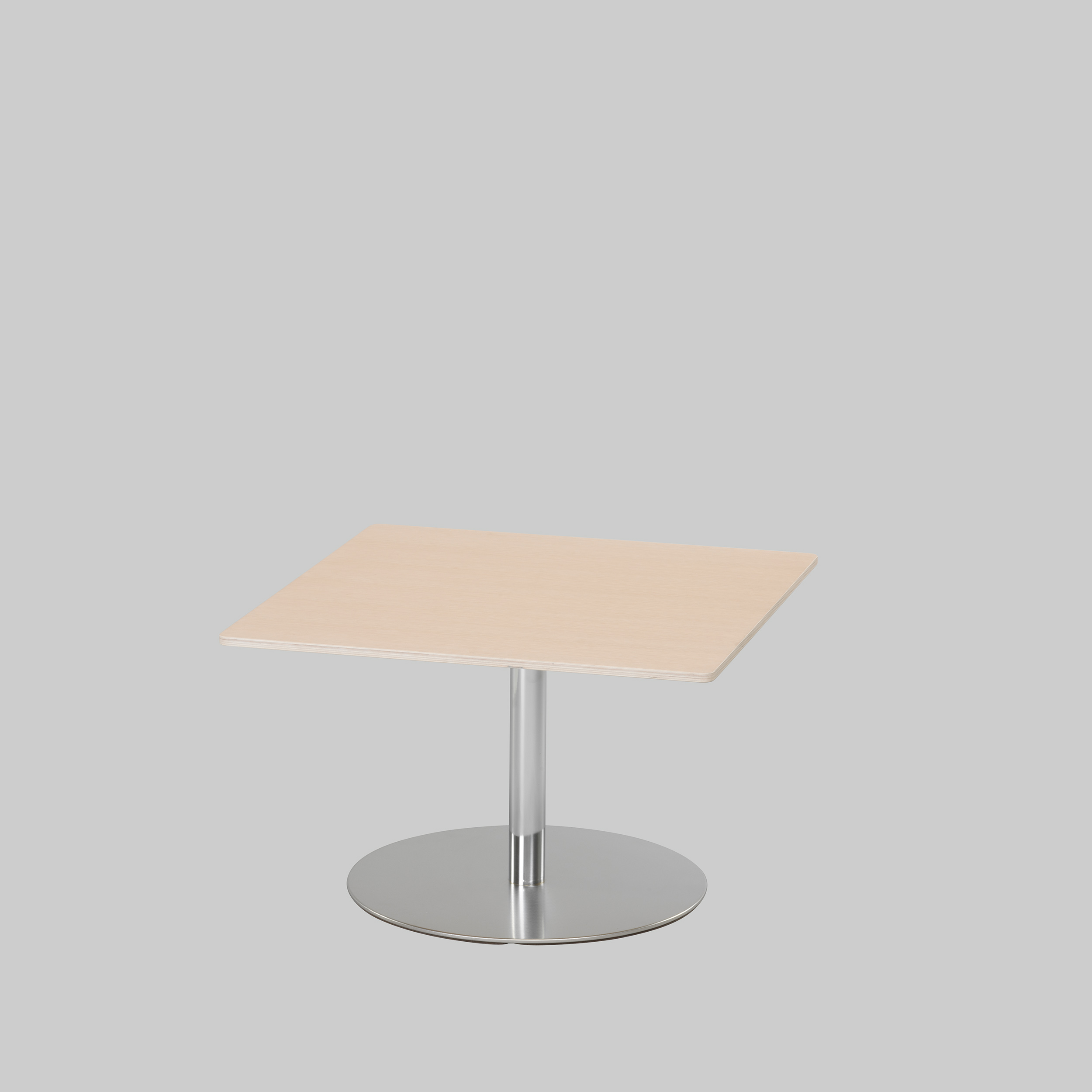 Beistelltisch BRIO 80×80 Eiche / Chrom mieten bei ADEXPO