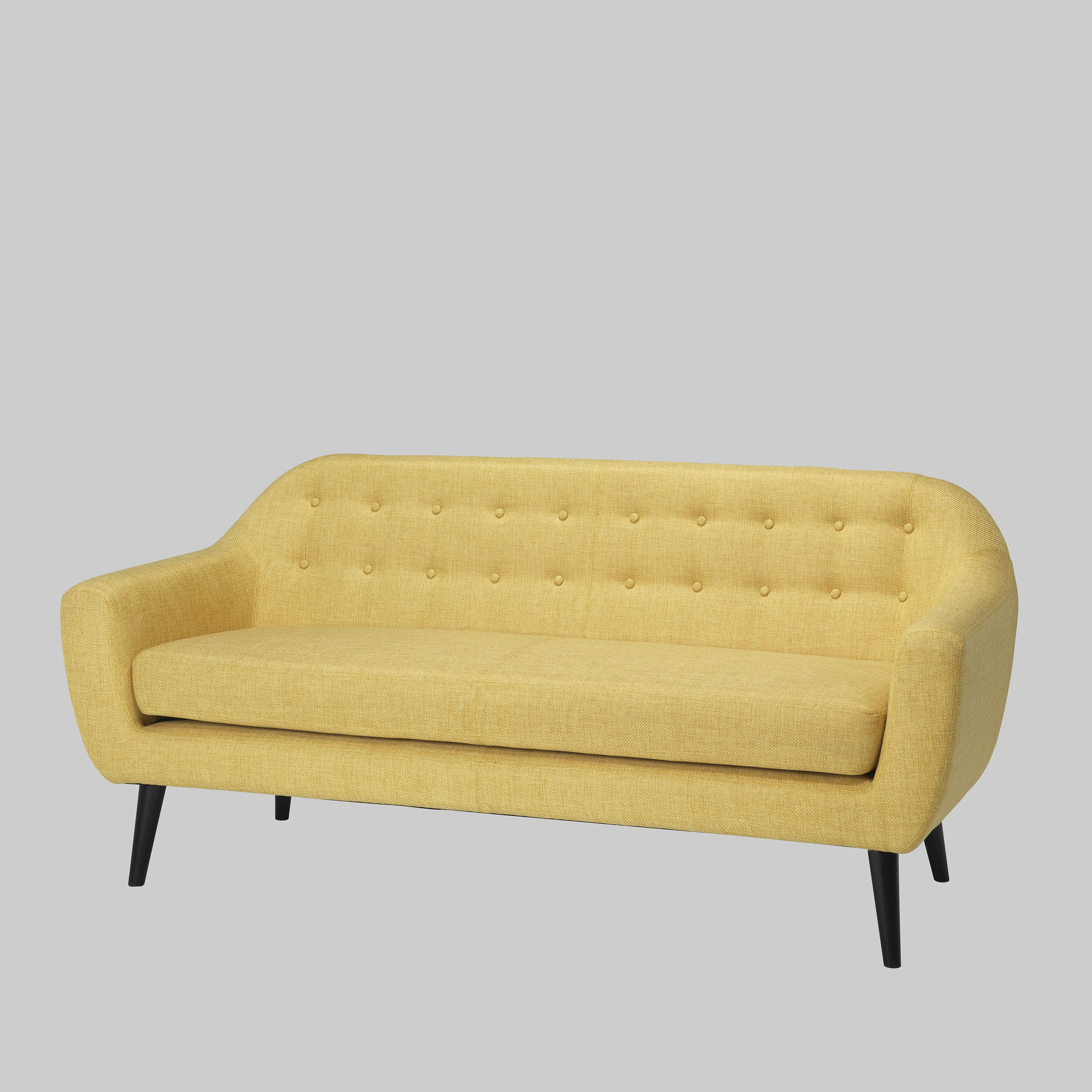 Sofa SIT DOWN 3 Ocker gelb / Schwarz mieten bei ADEXPO