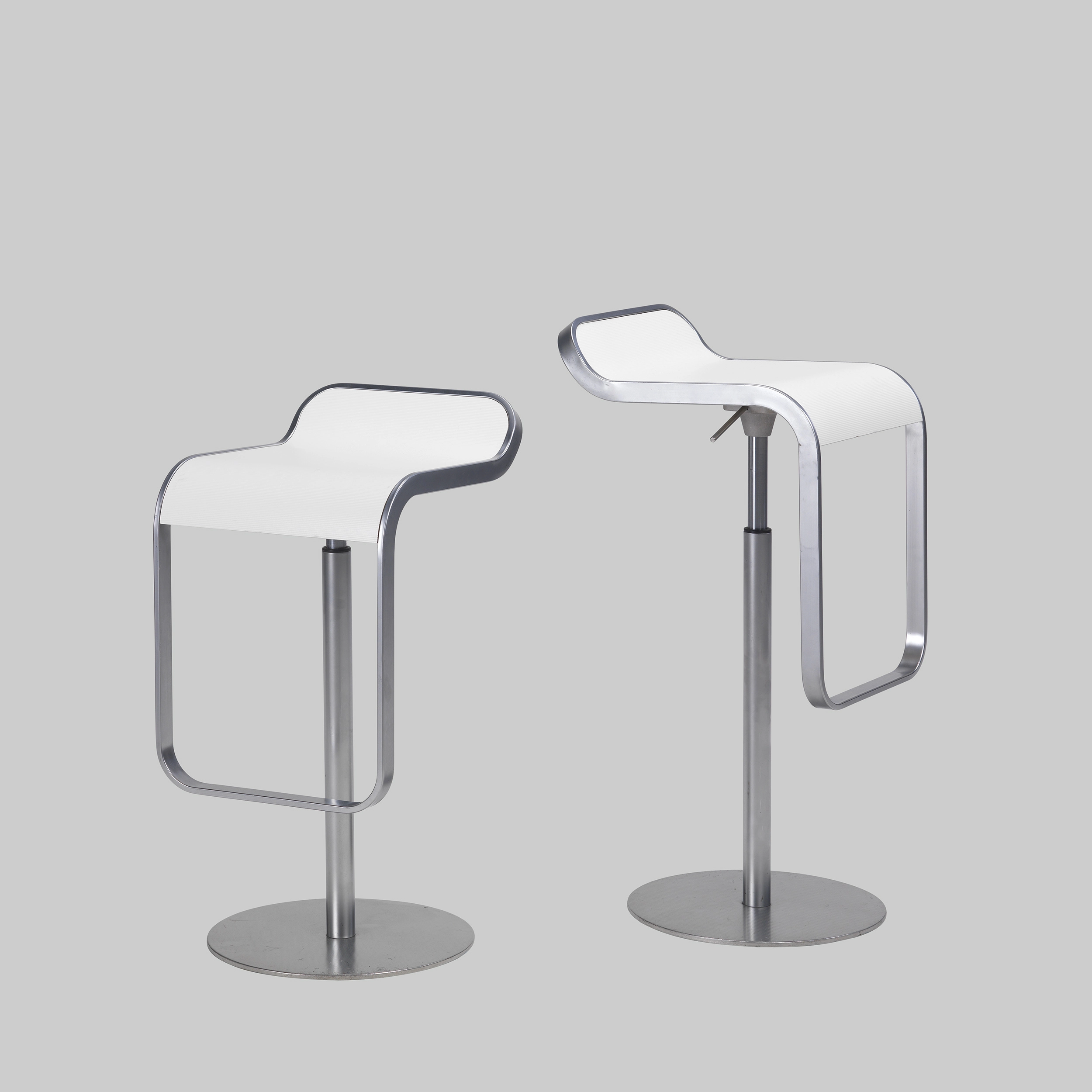 Barhocker LEM RIBBEL Weiss / Chrom mieten bei ADEXPO