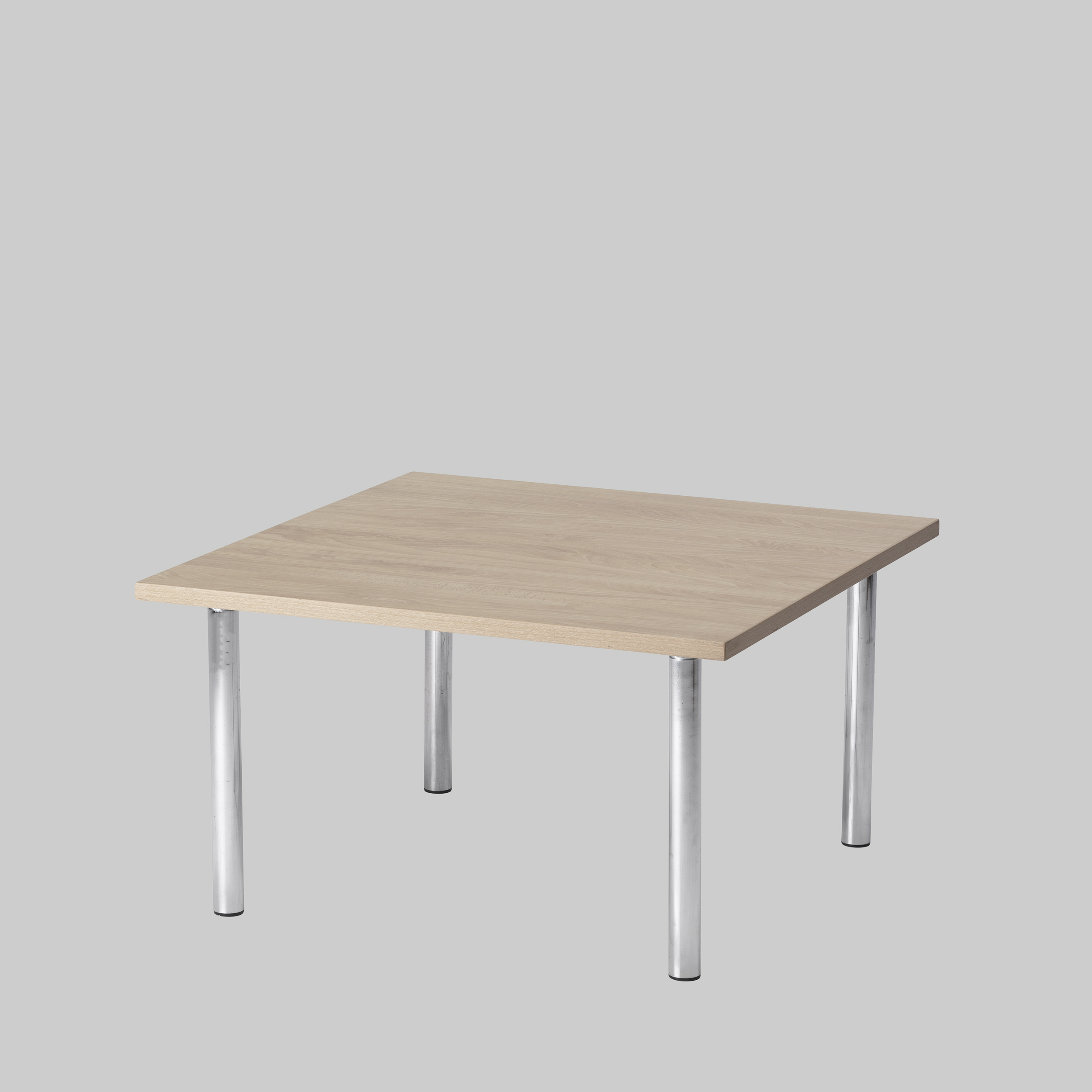 Beistelltisch TWISTER 80×80 Eiche / Chrom mieten bei ADEXPO