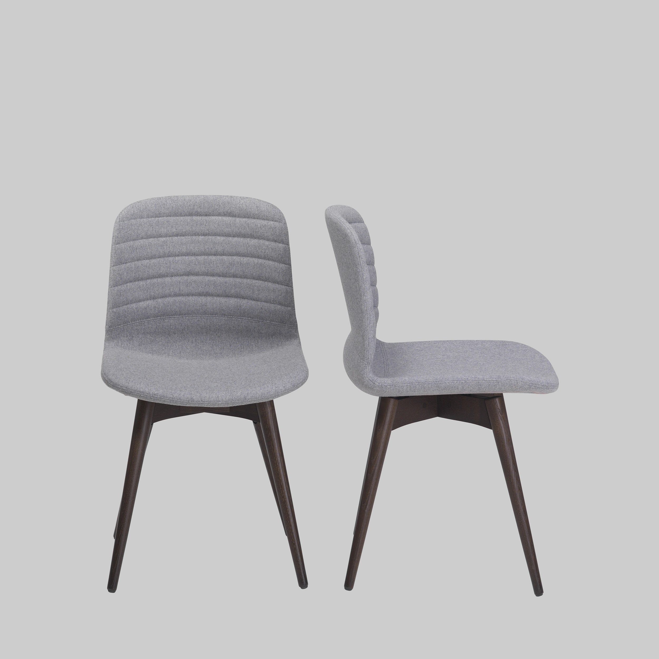Stuhl LIU Grau / Esche mieten bei ADEXPO
