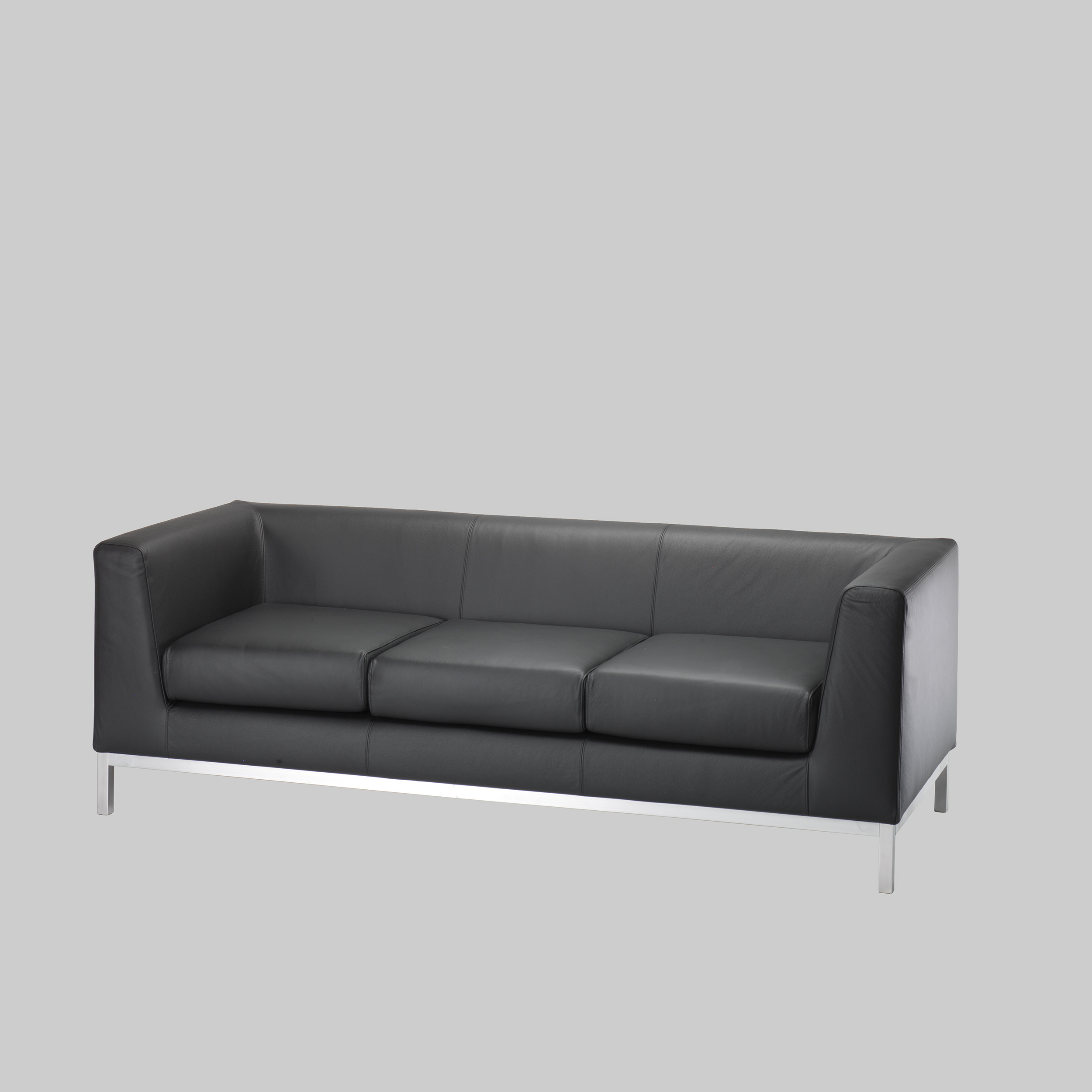 Sofa CUBE 3 Schwarz / Chrom mieten bei ADEXPO