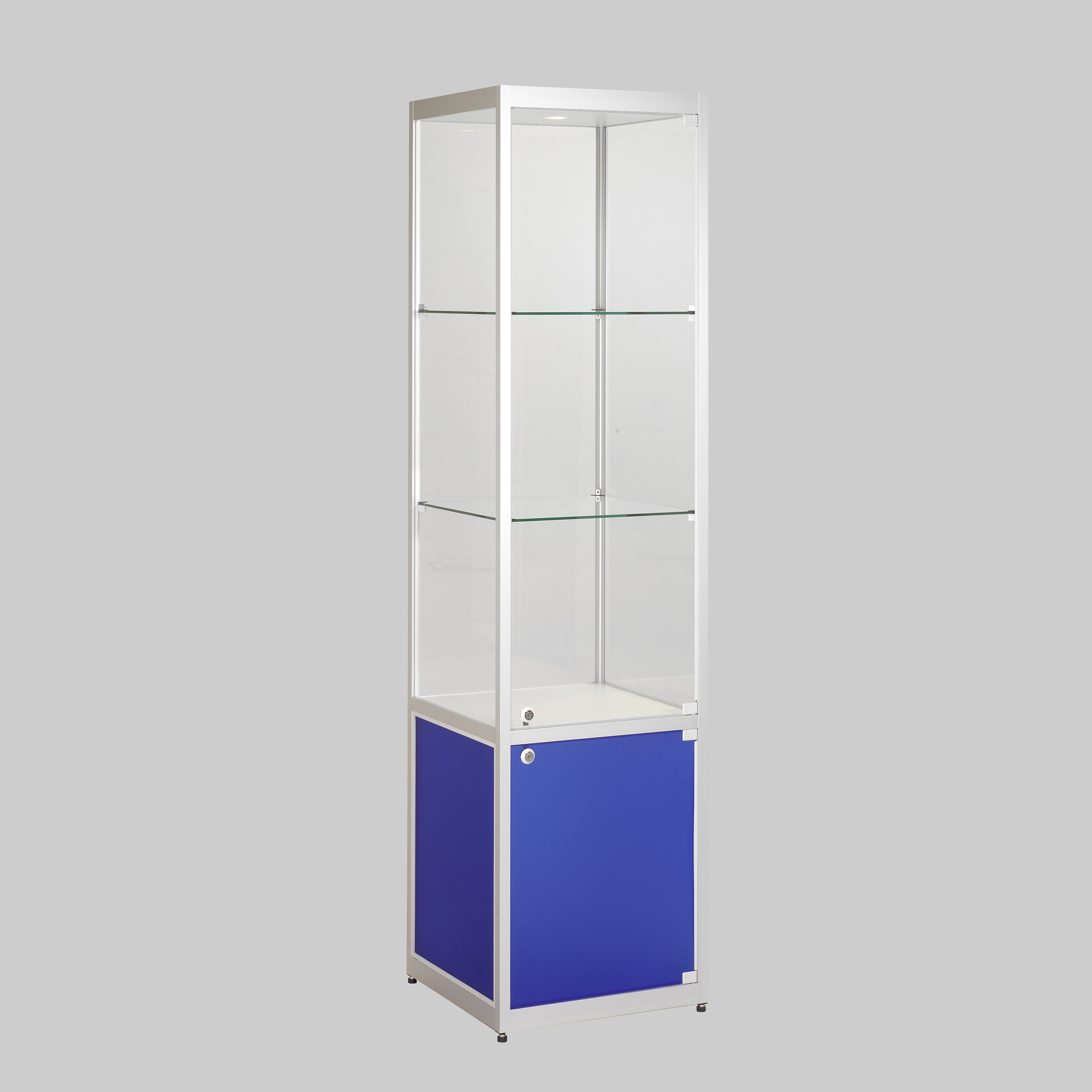 Vitrine 500 Blau mieten bei ADEXPO