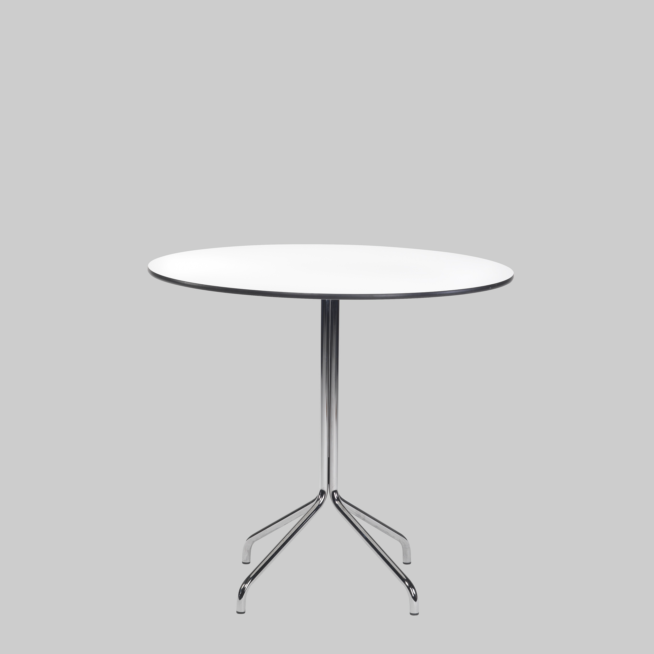 Sitztisch JENNER Ø80 Weiss / Chrom mieten bei ADEXPO