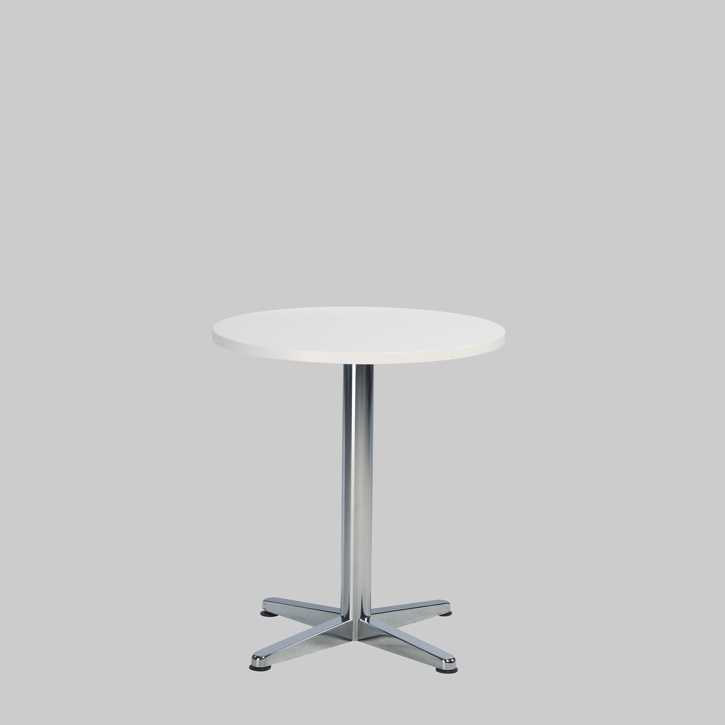 Sitztisch OSAKA Ø65 Weiss / Chrom mieten bei ADEXPO