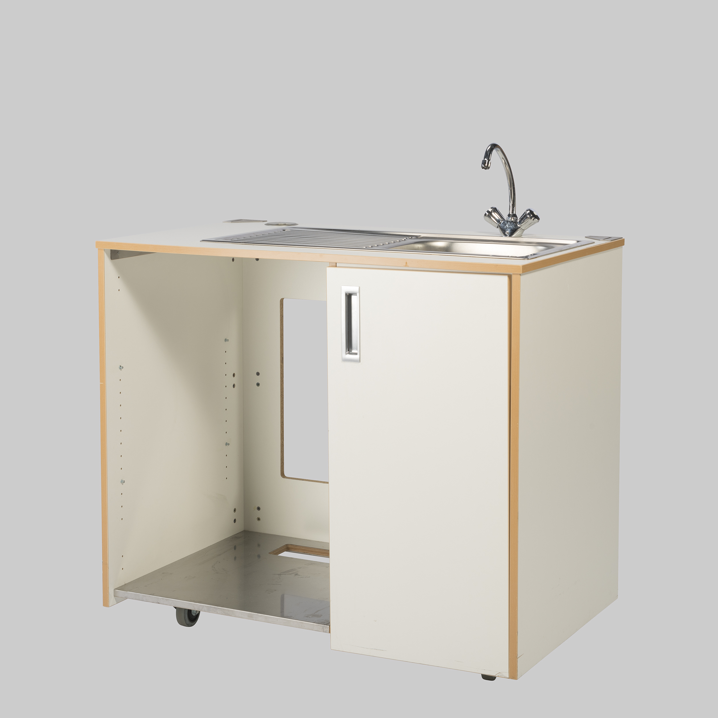 Kombiküche KOOLKIT PURE KU100 Weiss mieten bei ADEXPO