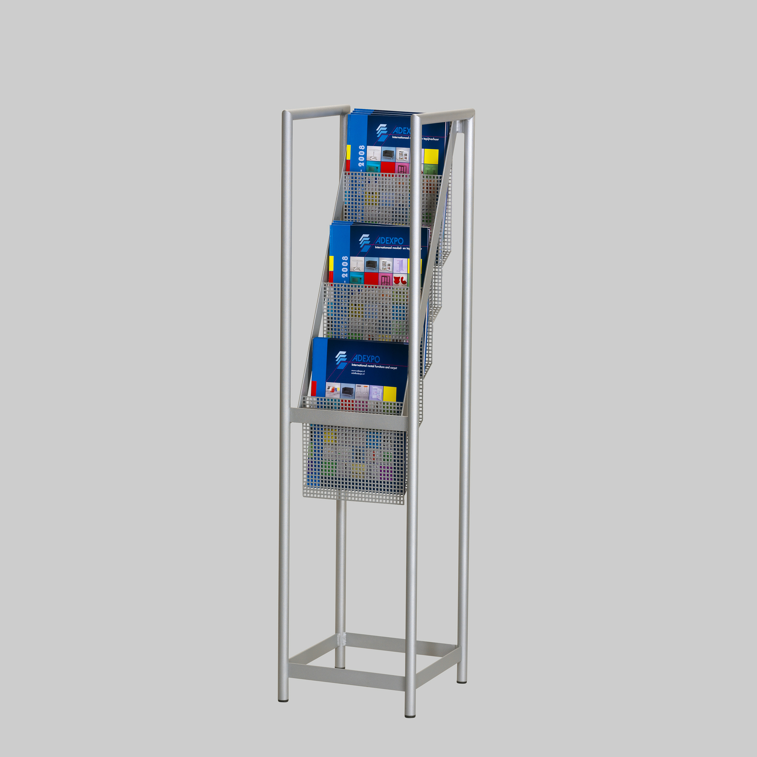 Prospektständer MASSY Aluminium mieten bei ADEXPO