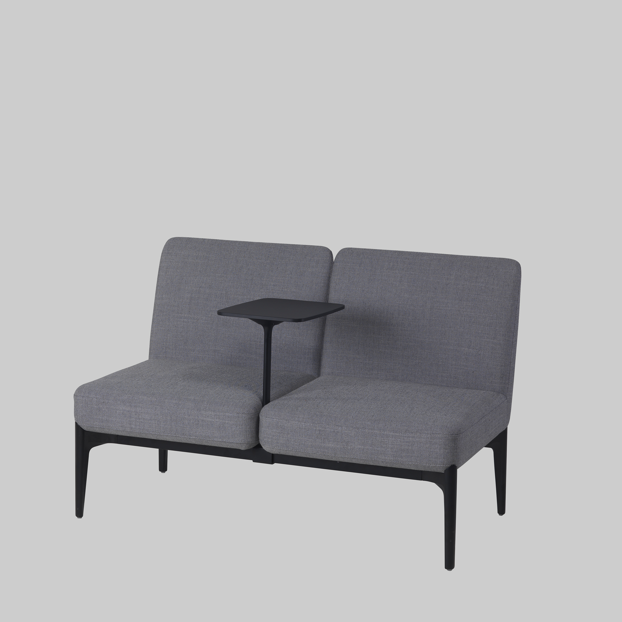 Sofa SOCIAL 2 / BB760T Grau / Schwarz mieten bei ADEXPO