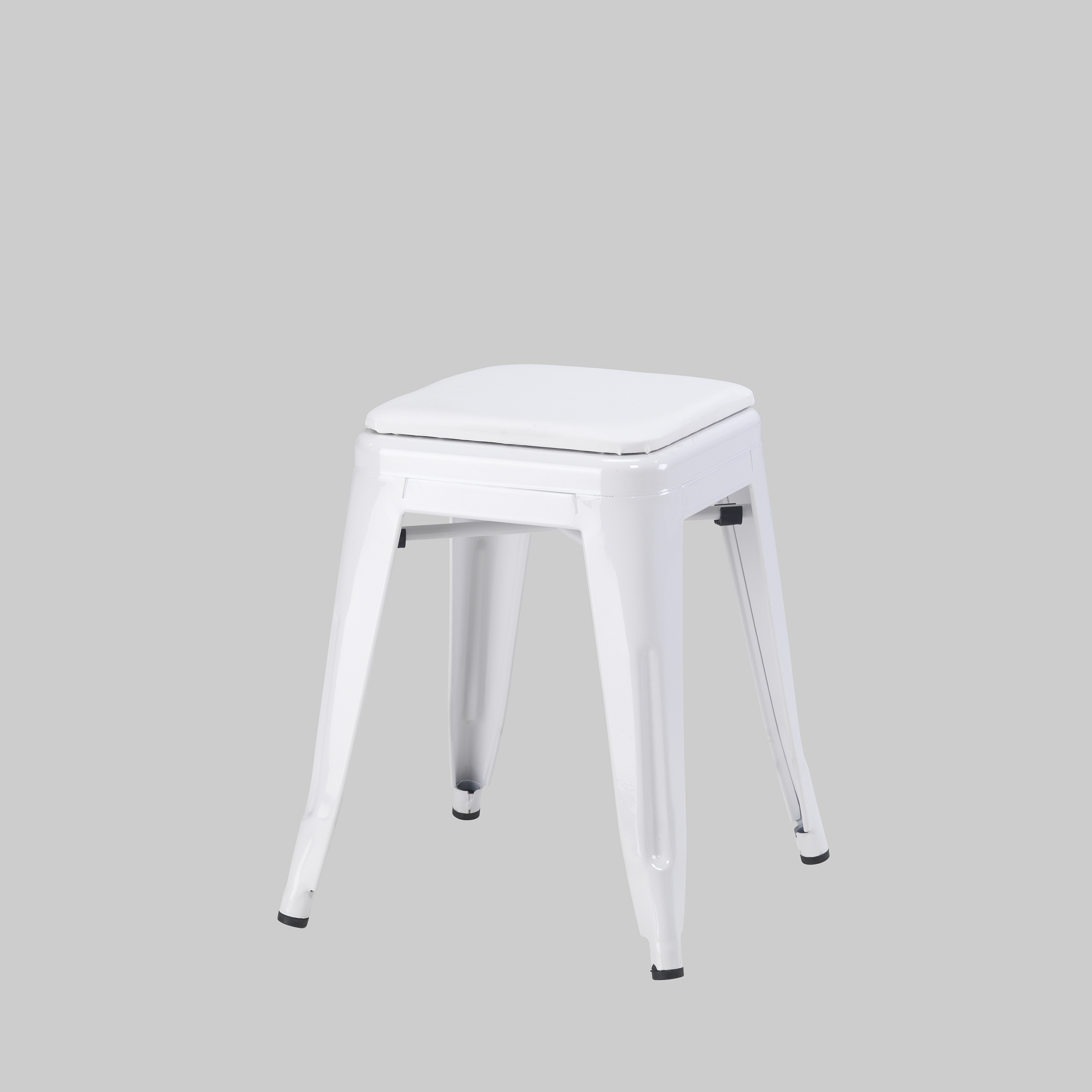 Hocker FRAGA Weiss / Weiss mieten bei ADEXPO