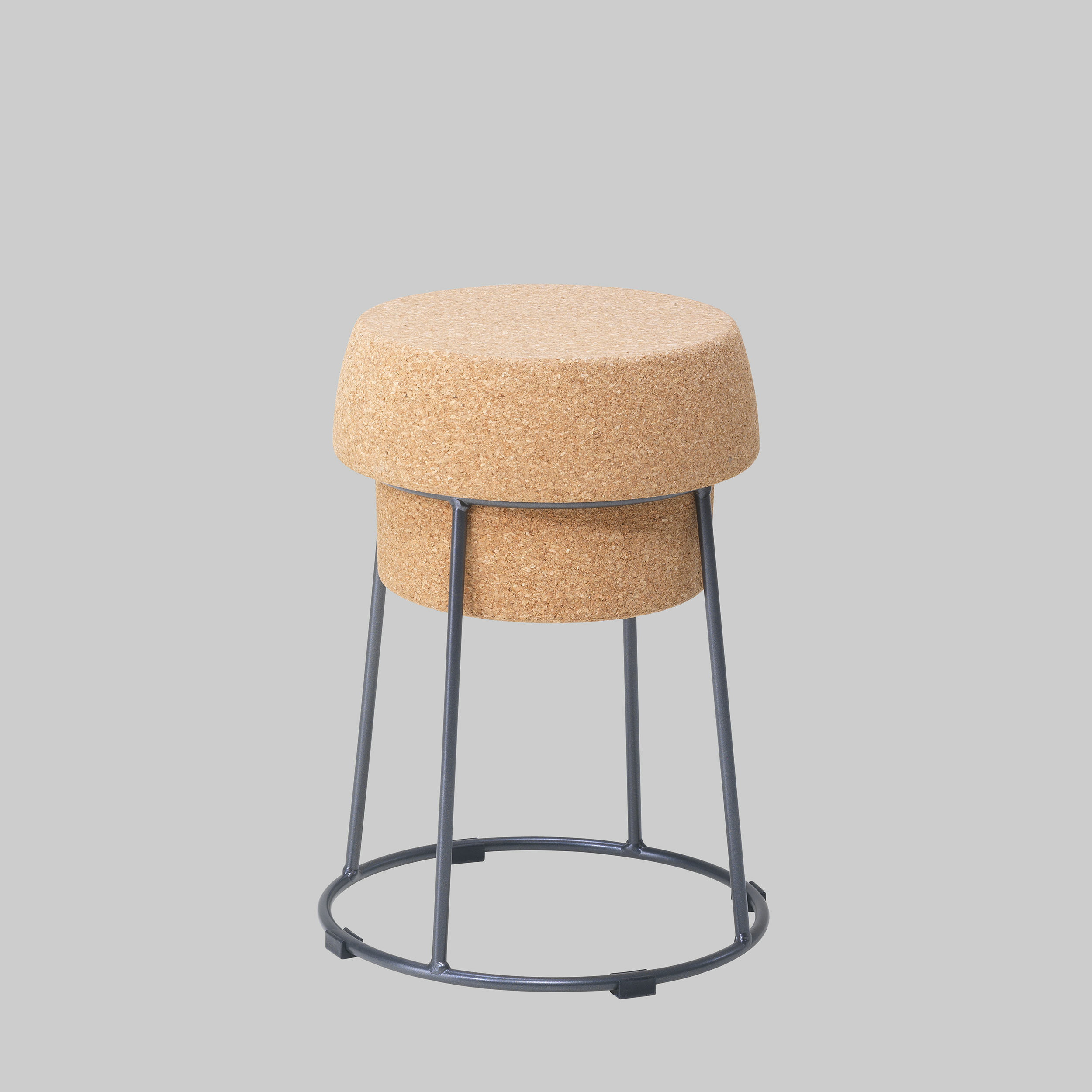 Hocker BOUCHON Braun / Anthrazit mieten bei ADEXPO
