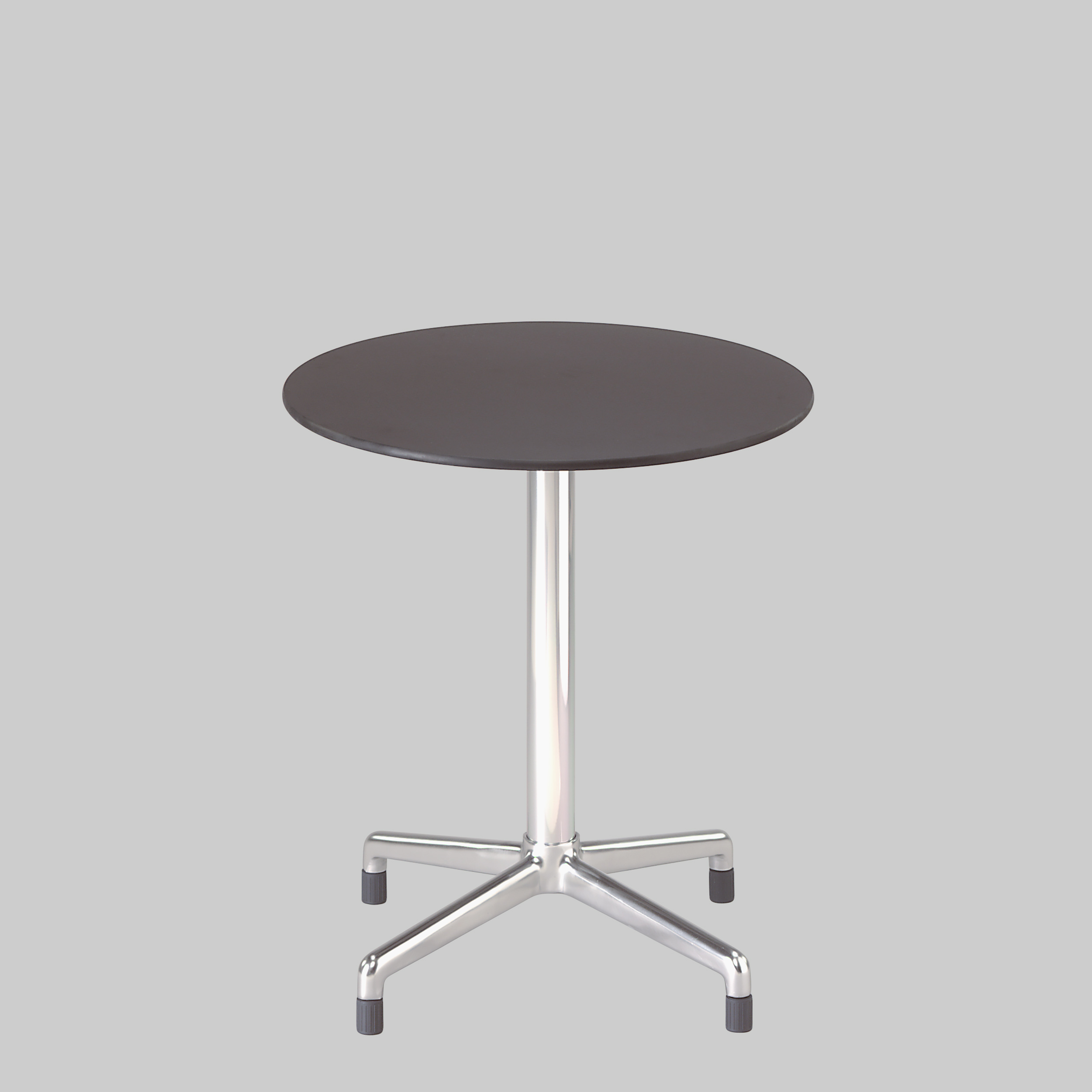 Sitztisch SPLASH Ø80 Schwarz / Aluminium mieten bei ADEXPO