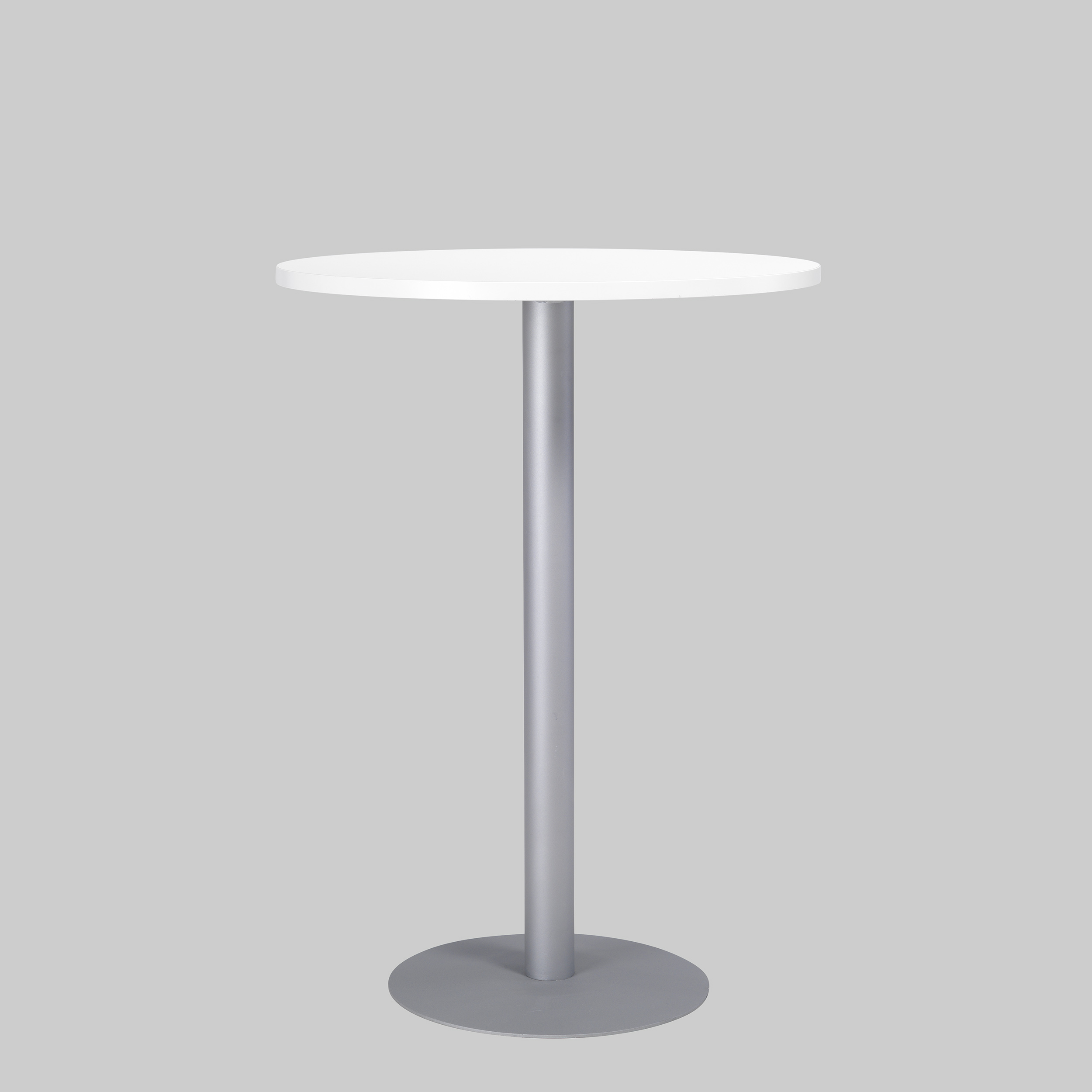 Stehtisch PUB Ø80 Weiss / Aluminium mieten bei ADEXPO