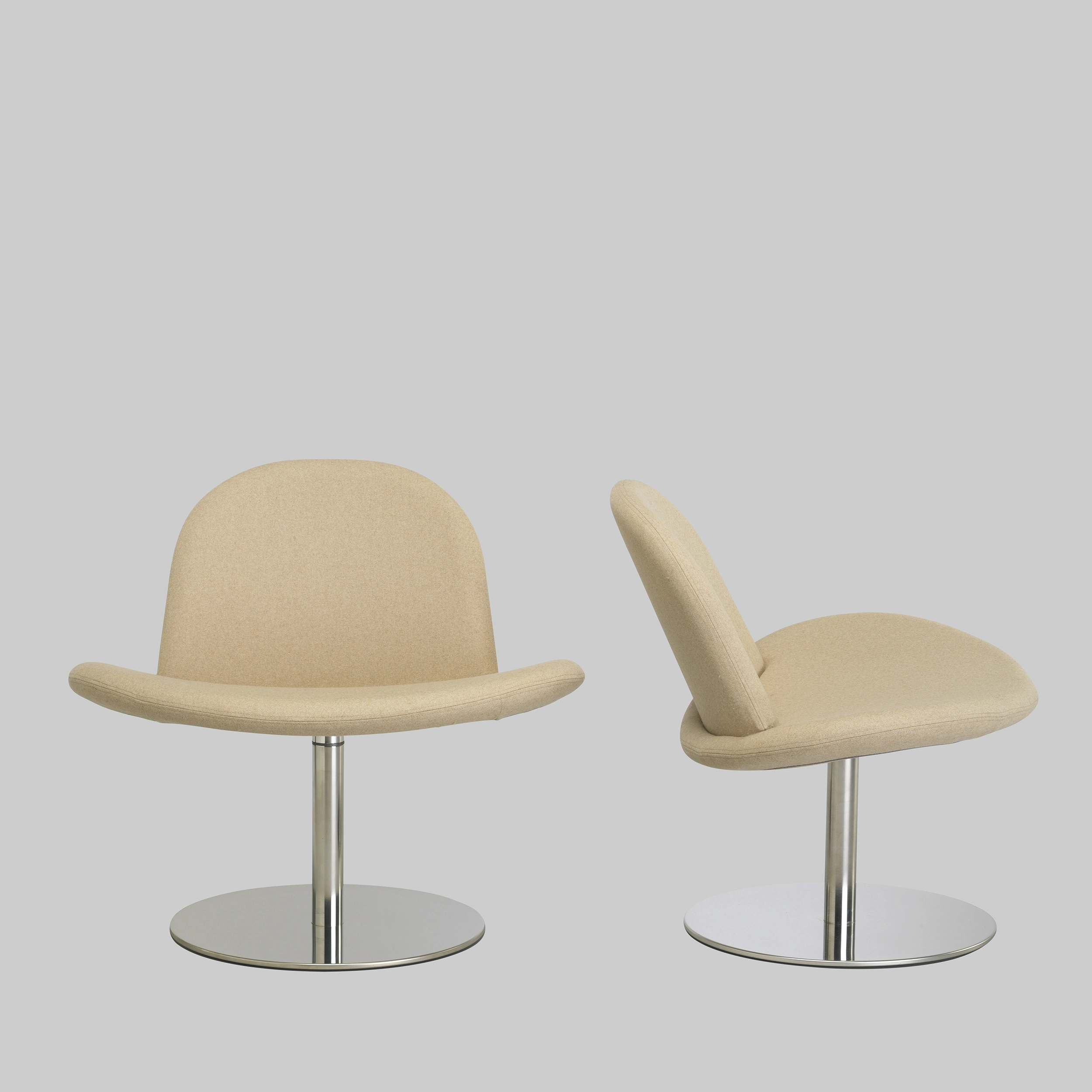 Sessel ORLANDO Beige / Aluminium mieten bei ADEXPO